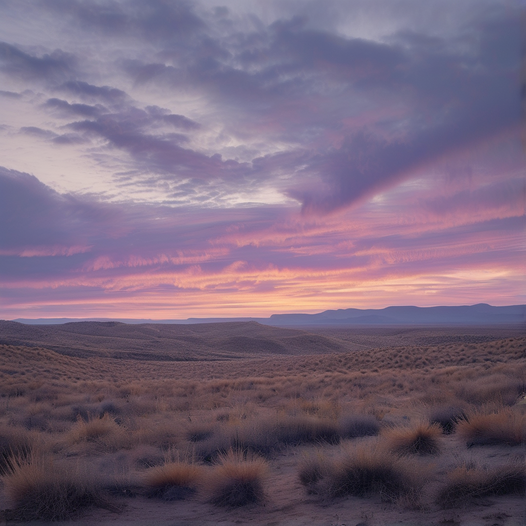 Desert Twilight Landscape