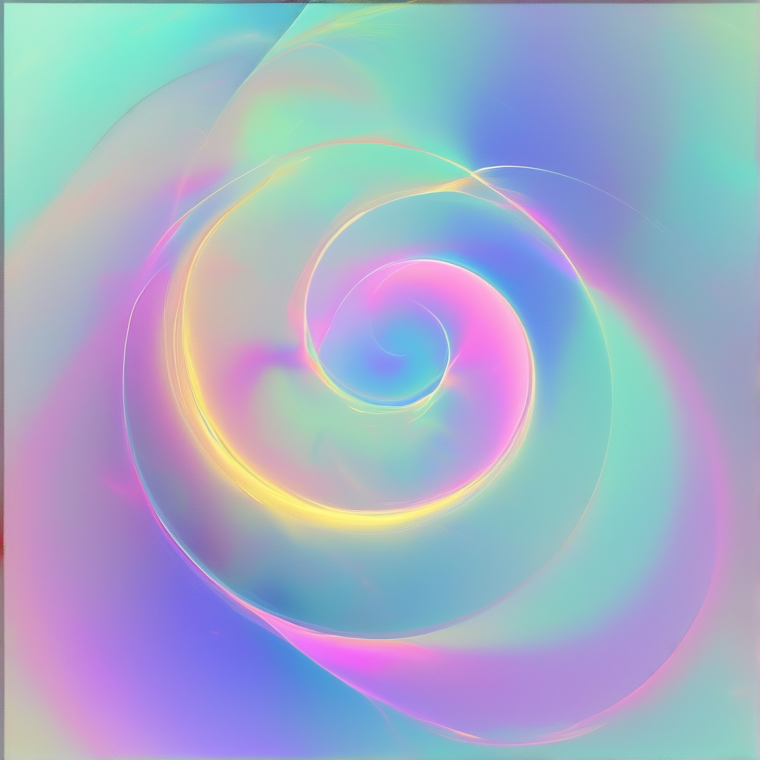 Abstract Pastel Spiral