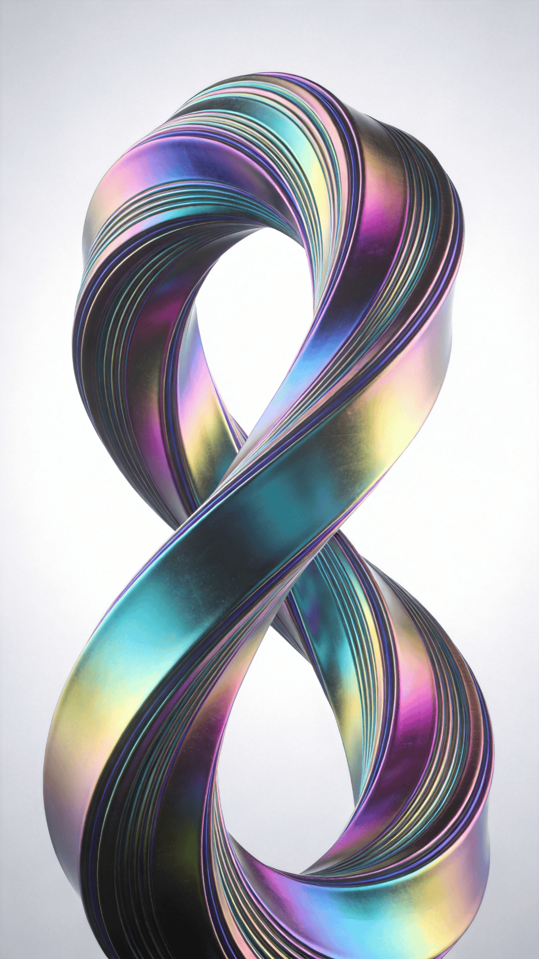 Iridescent Mobius Strip Study