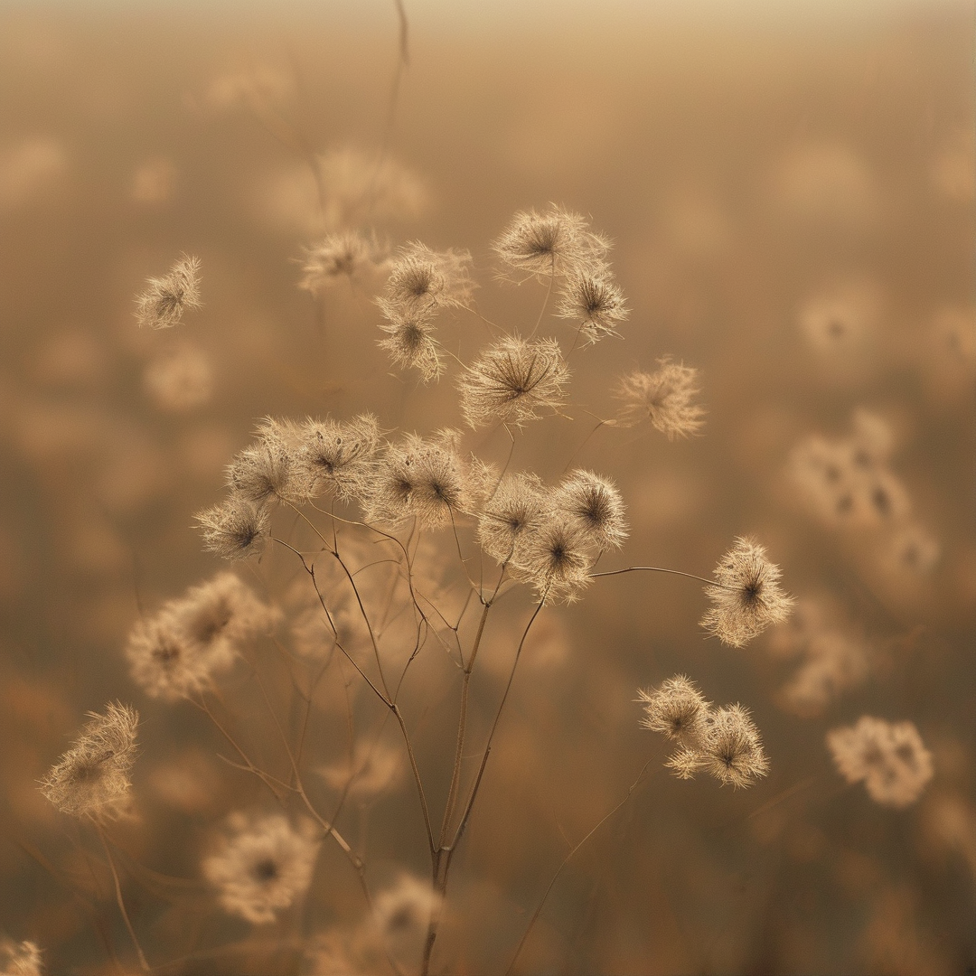Dried Seeds in Gold