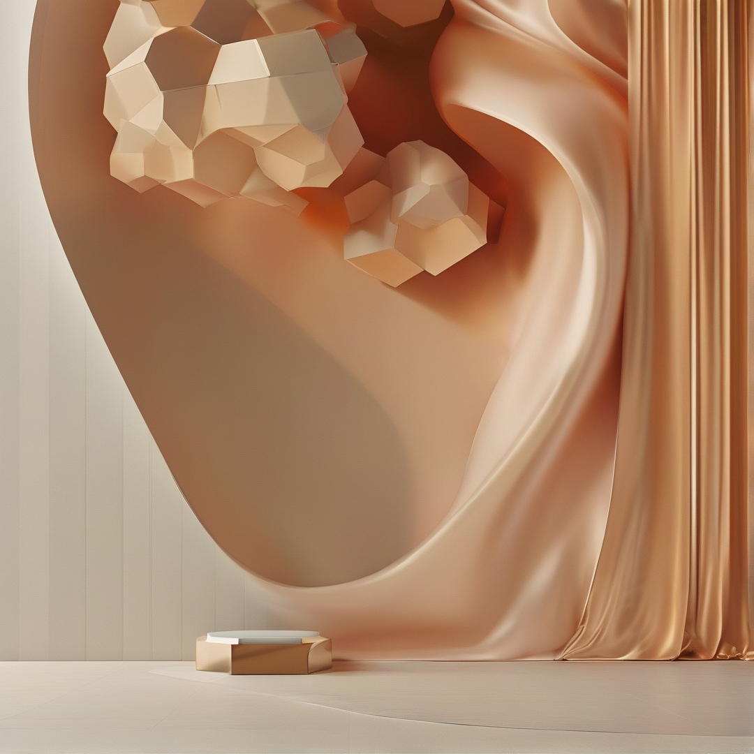 Abstract Minimalist 3D Scene