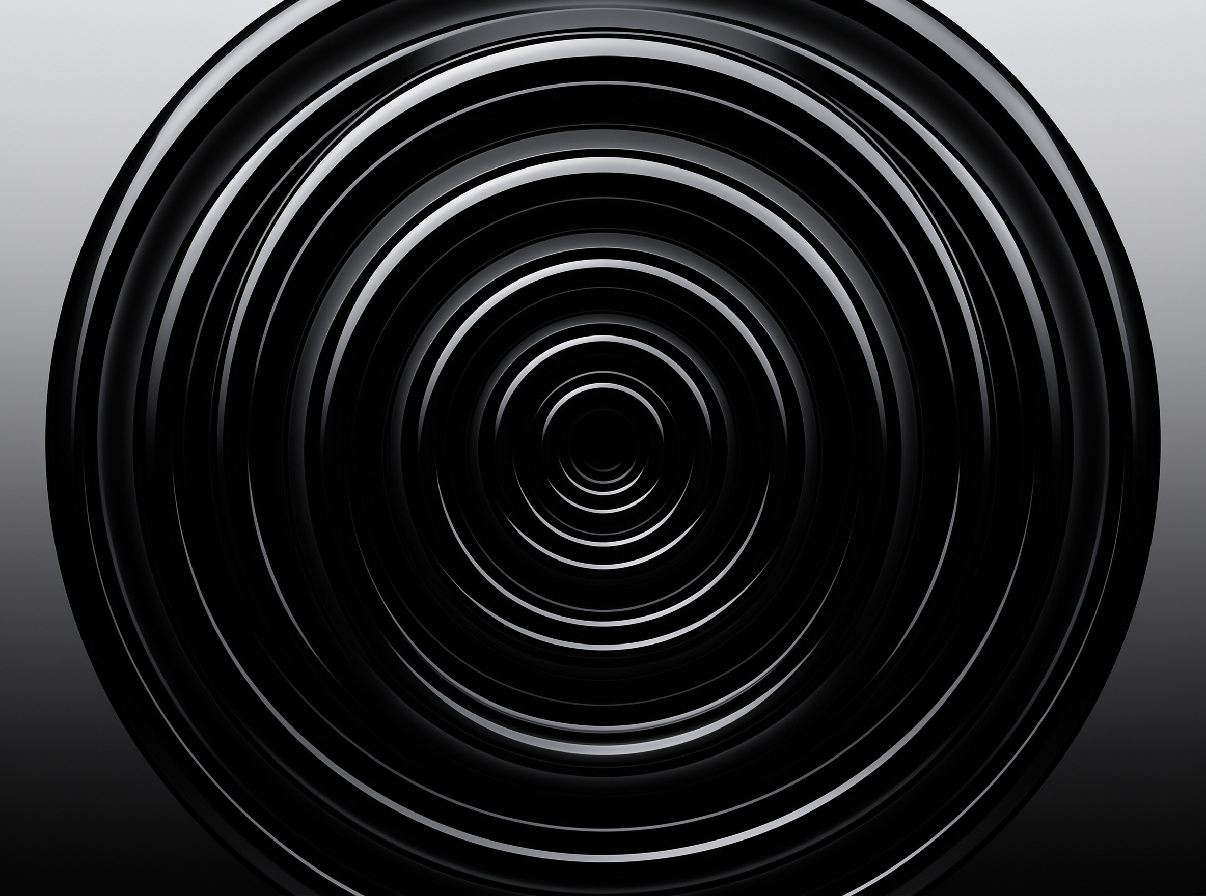 Abstract Black Tunnel