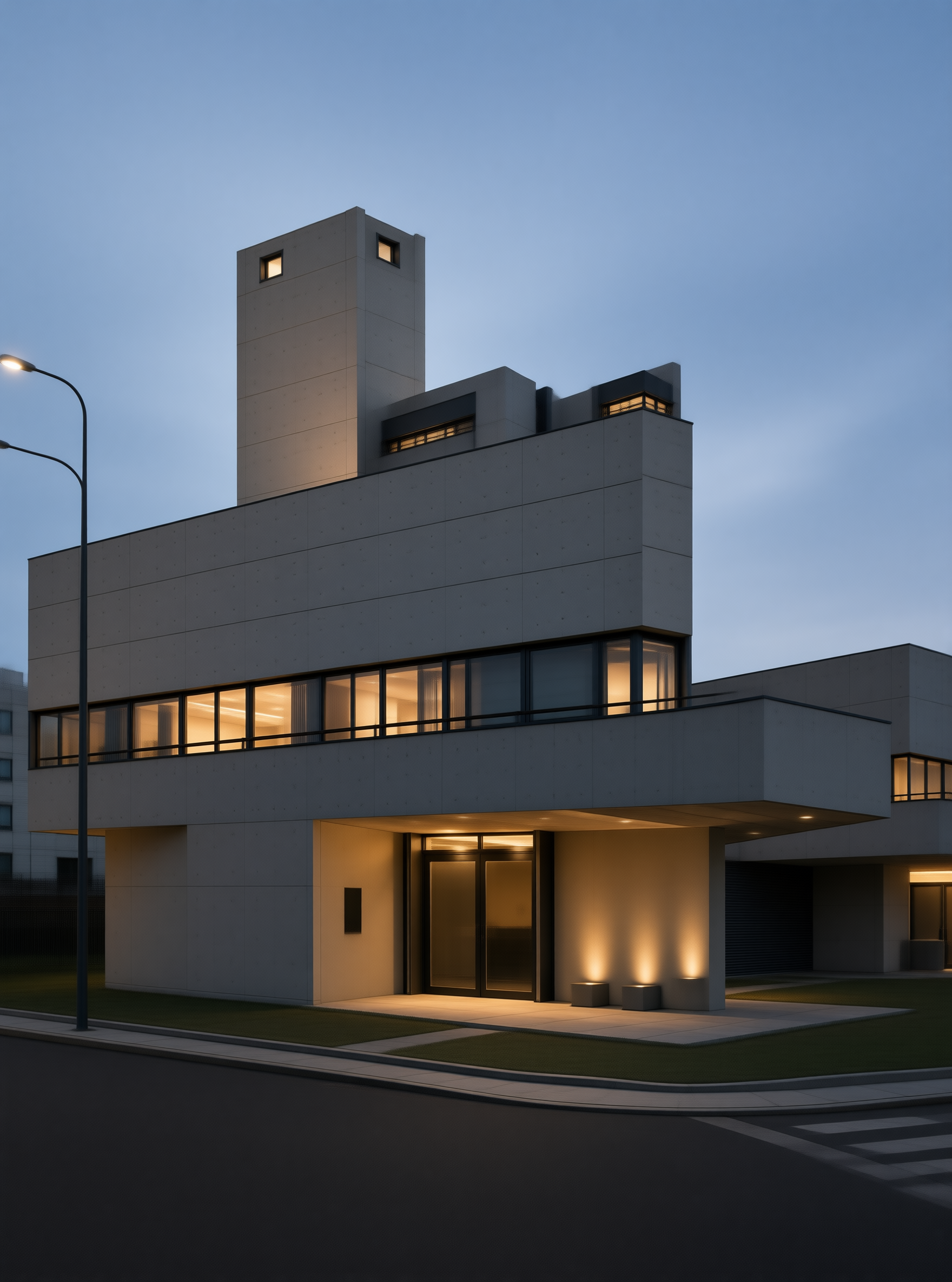 Modern Concrete Building