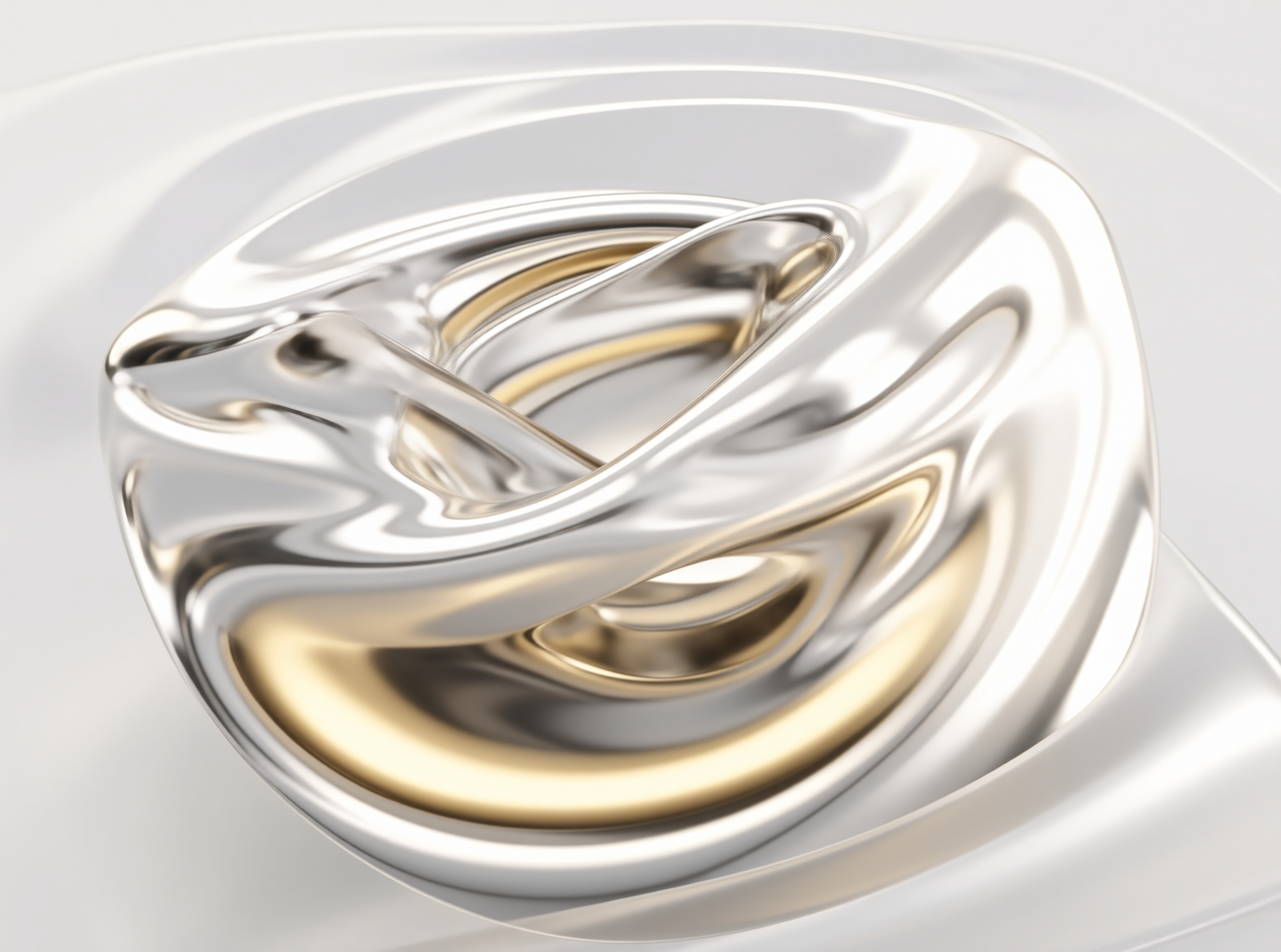 Liquid Chrome Swirl