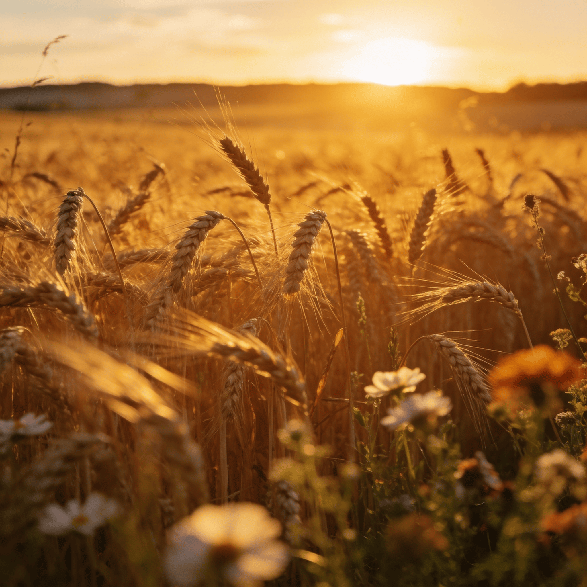 Peaceful Rural Summer Landscape