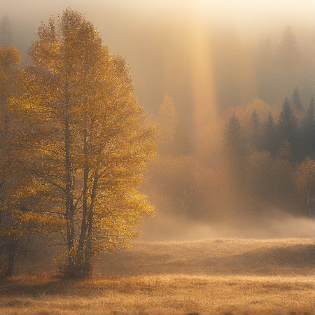 Misty Autumn Morning