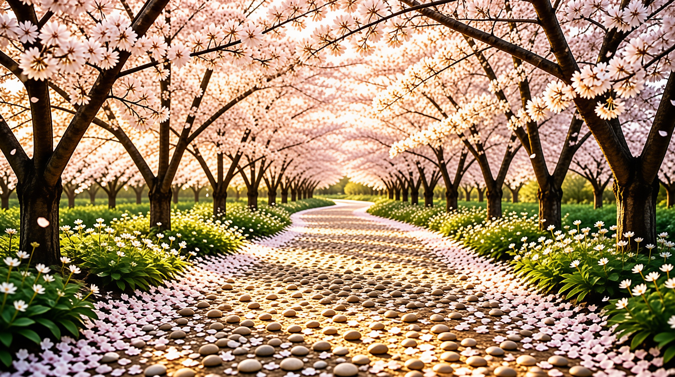 Cherry Blossom Pathway