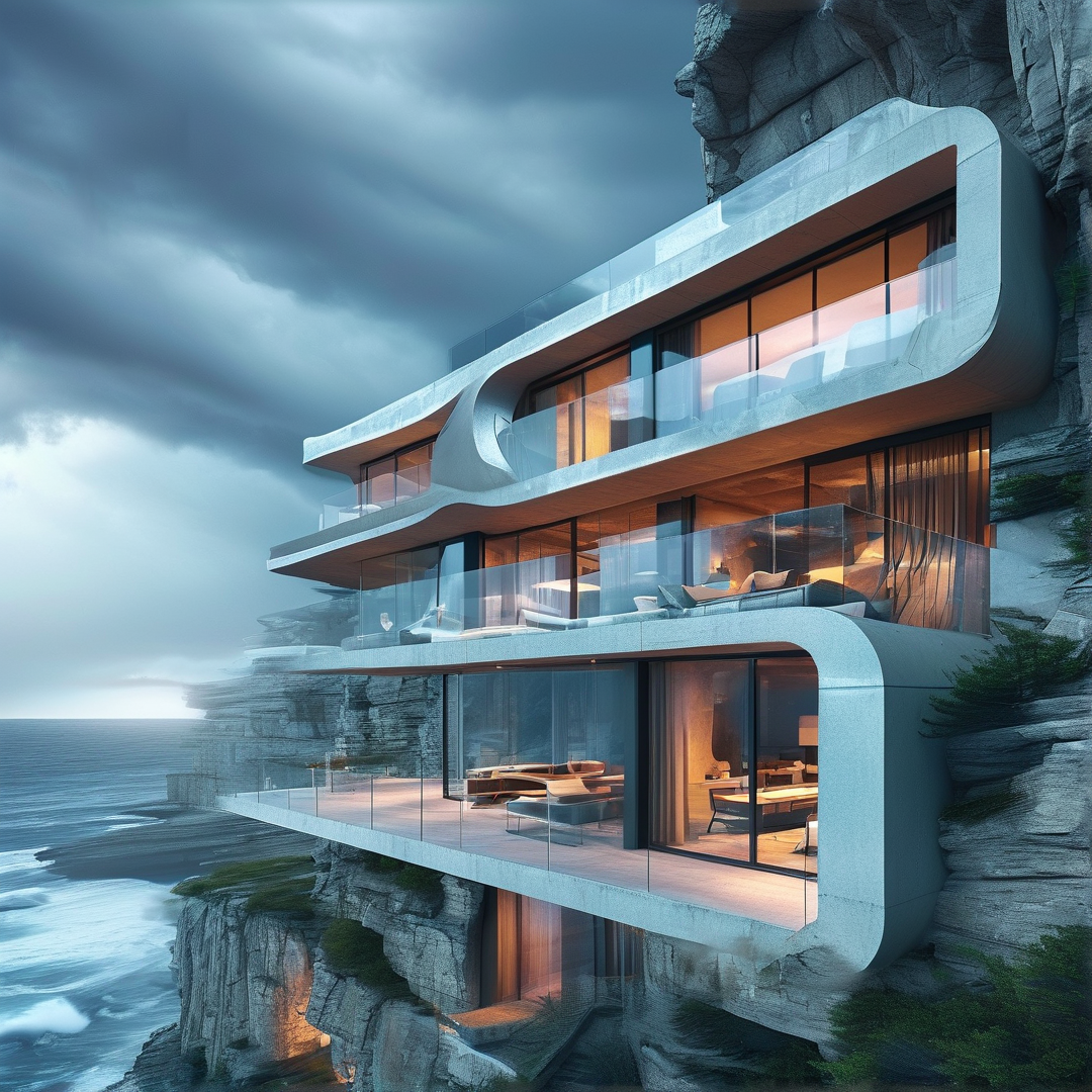 Modern Cliffside Luxury Home