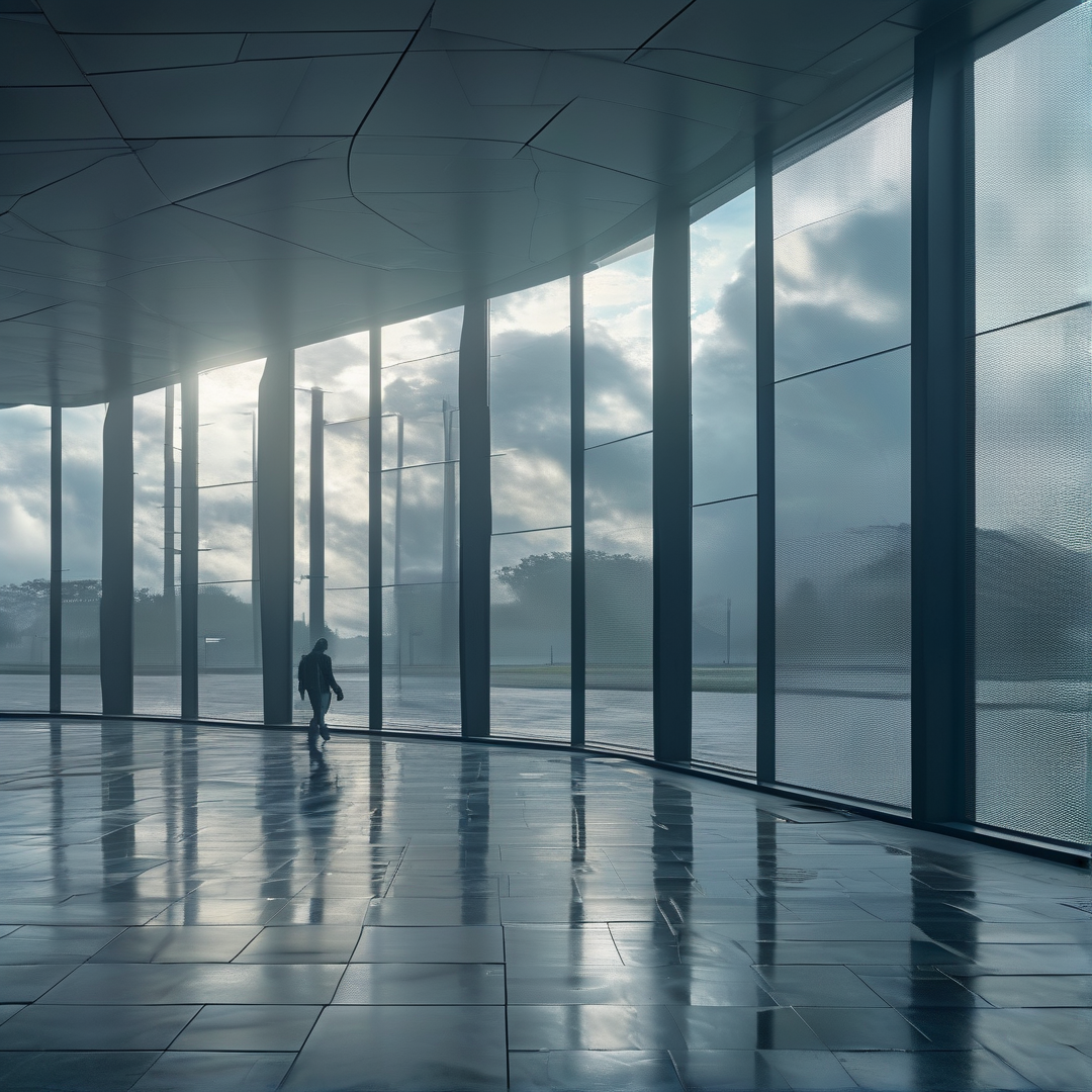Serene Glass Room