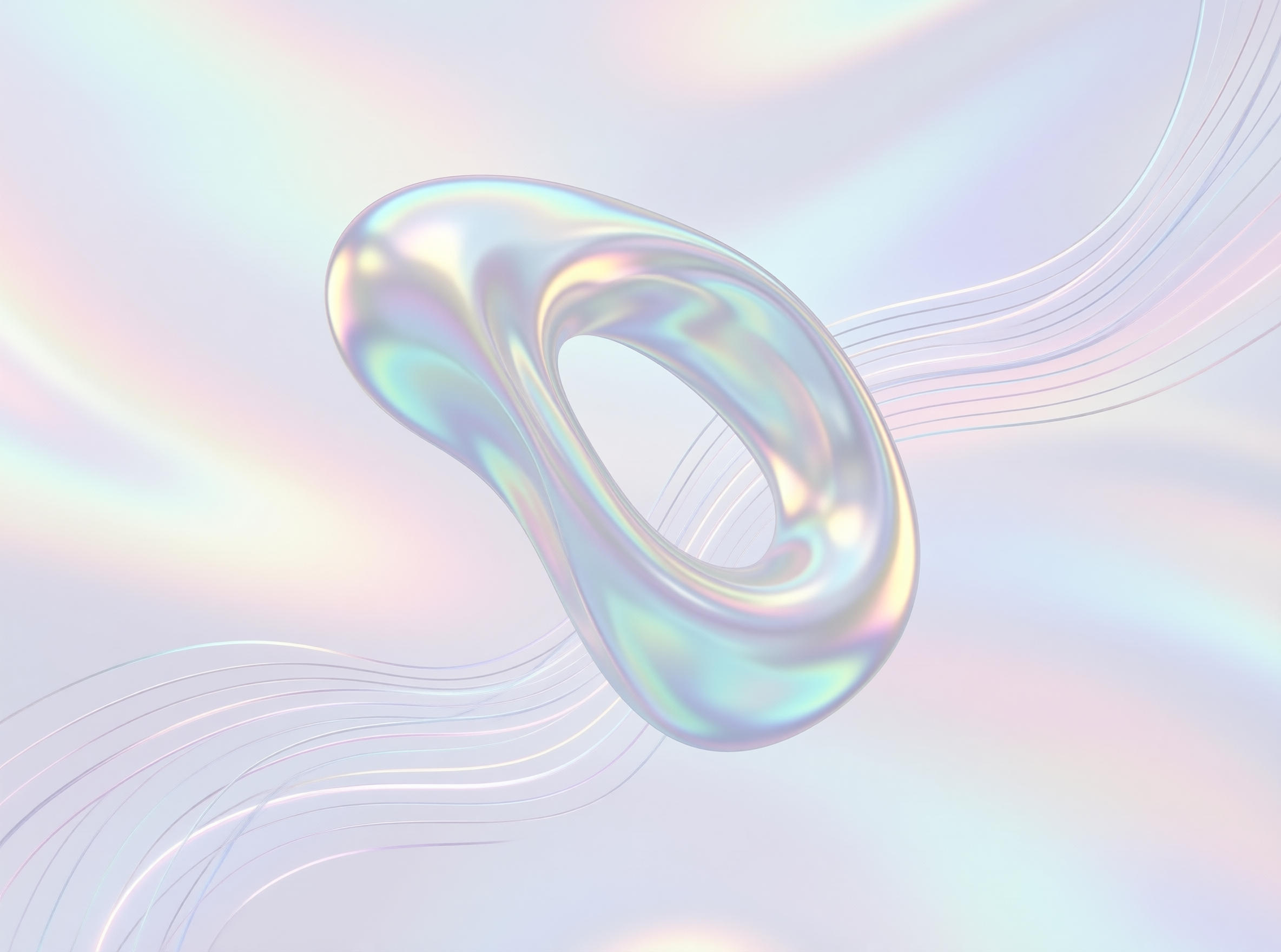 Iridescent 3D Ring