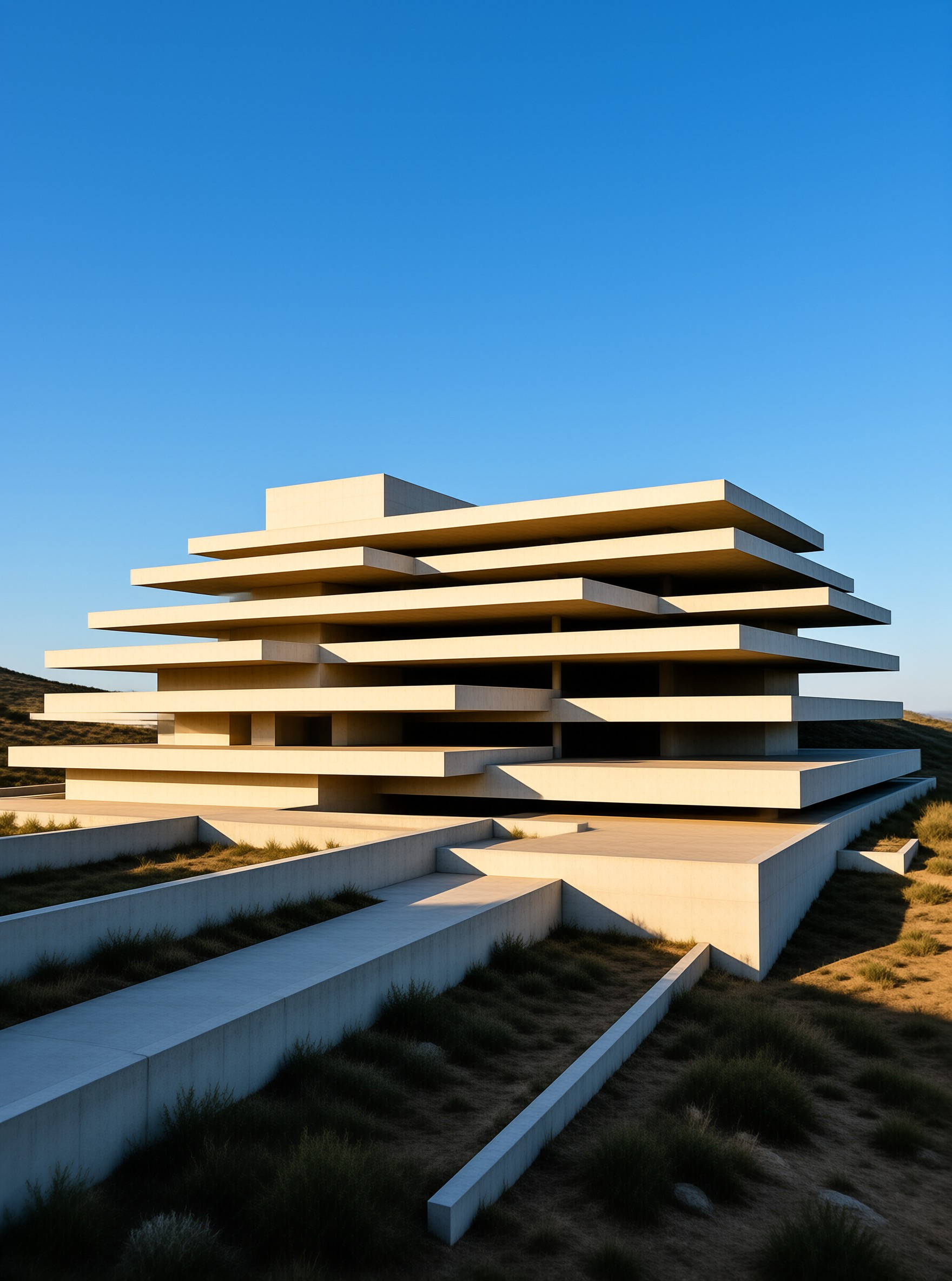 Stacked Concrete Architecture
