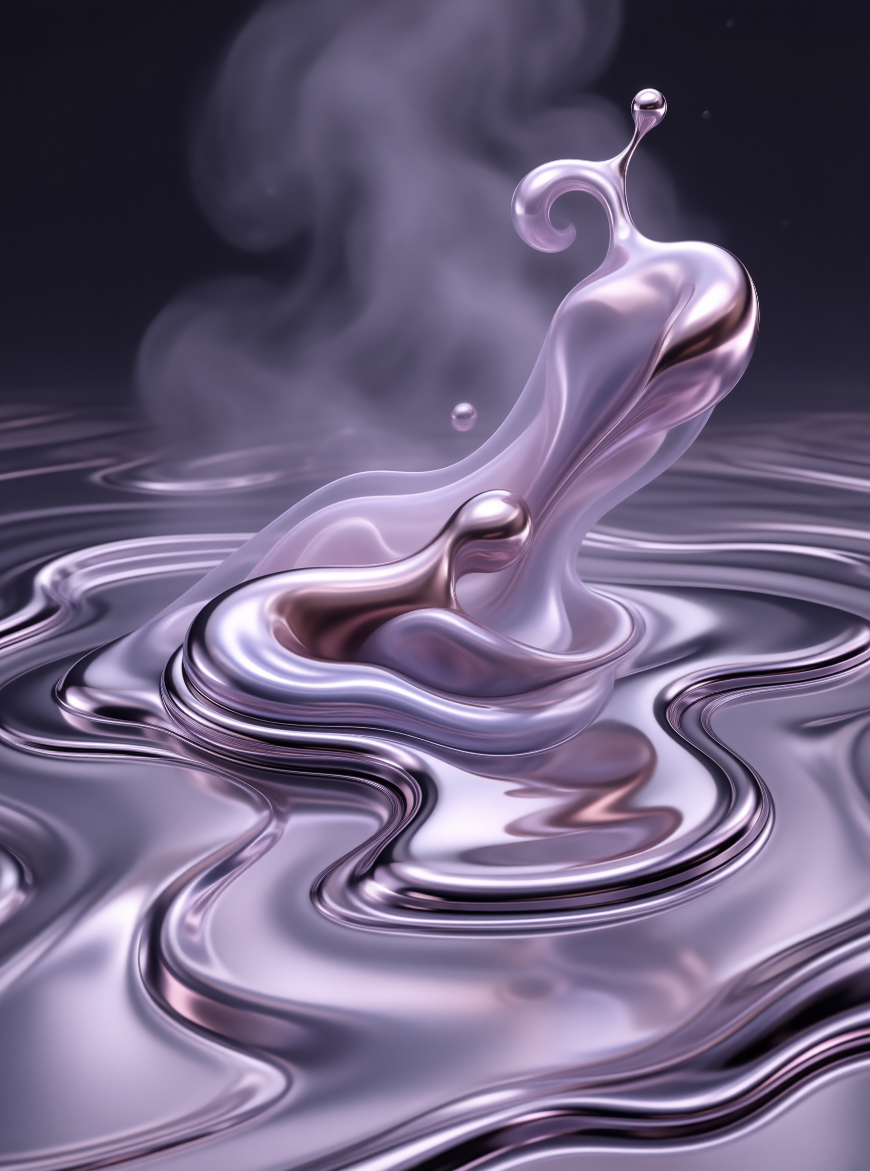 Ethereal Liquid Splash