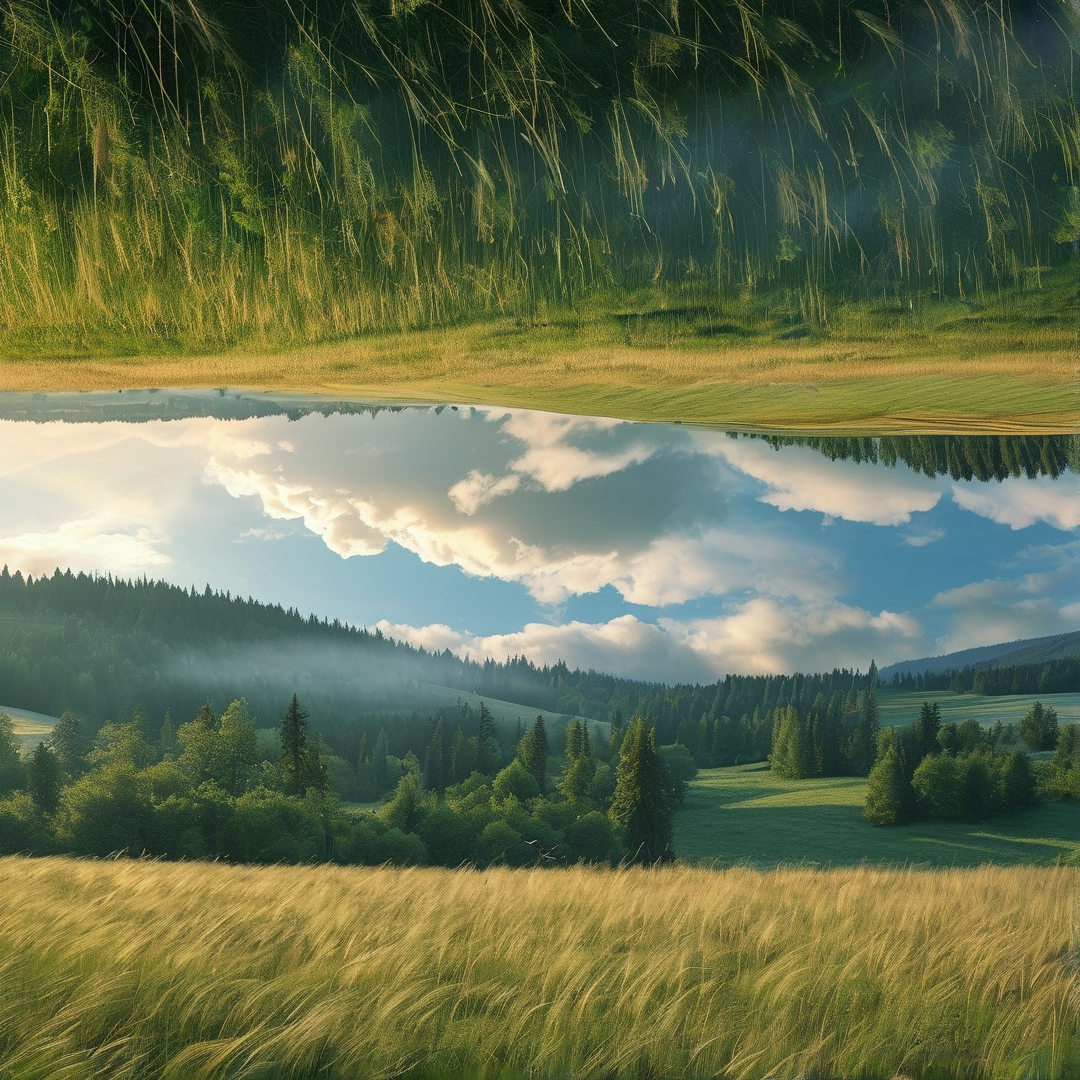 Scenic Landscape Reflection