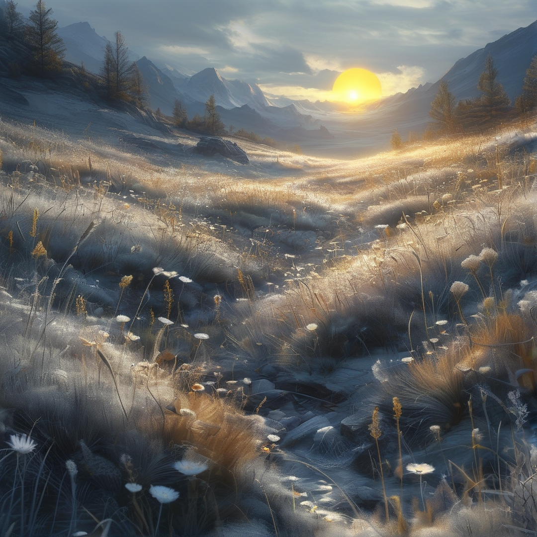 Mountain Sunrise Landscape