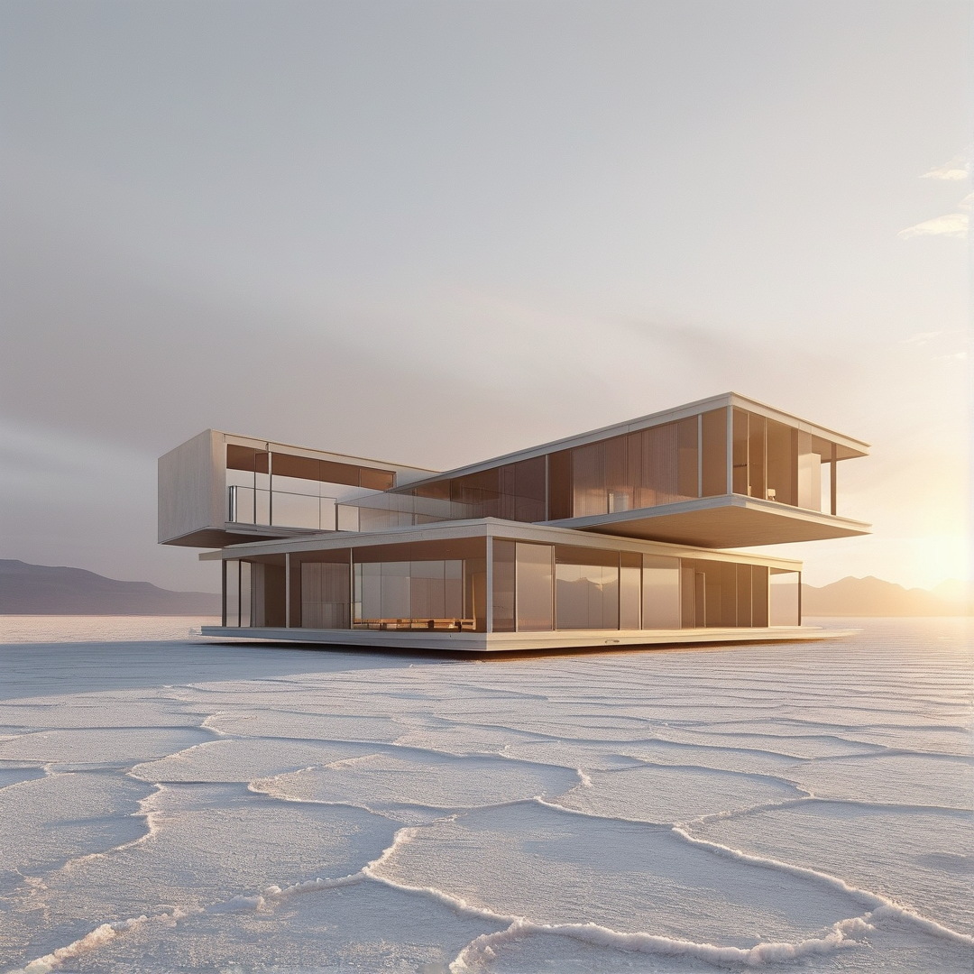 Modern Villa on Salt Flat