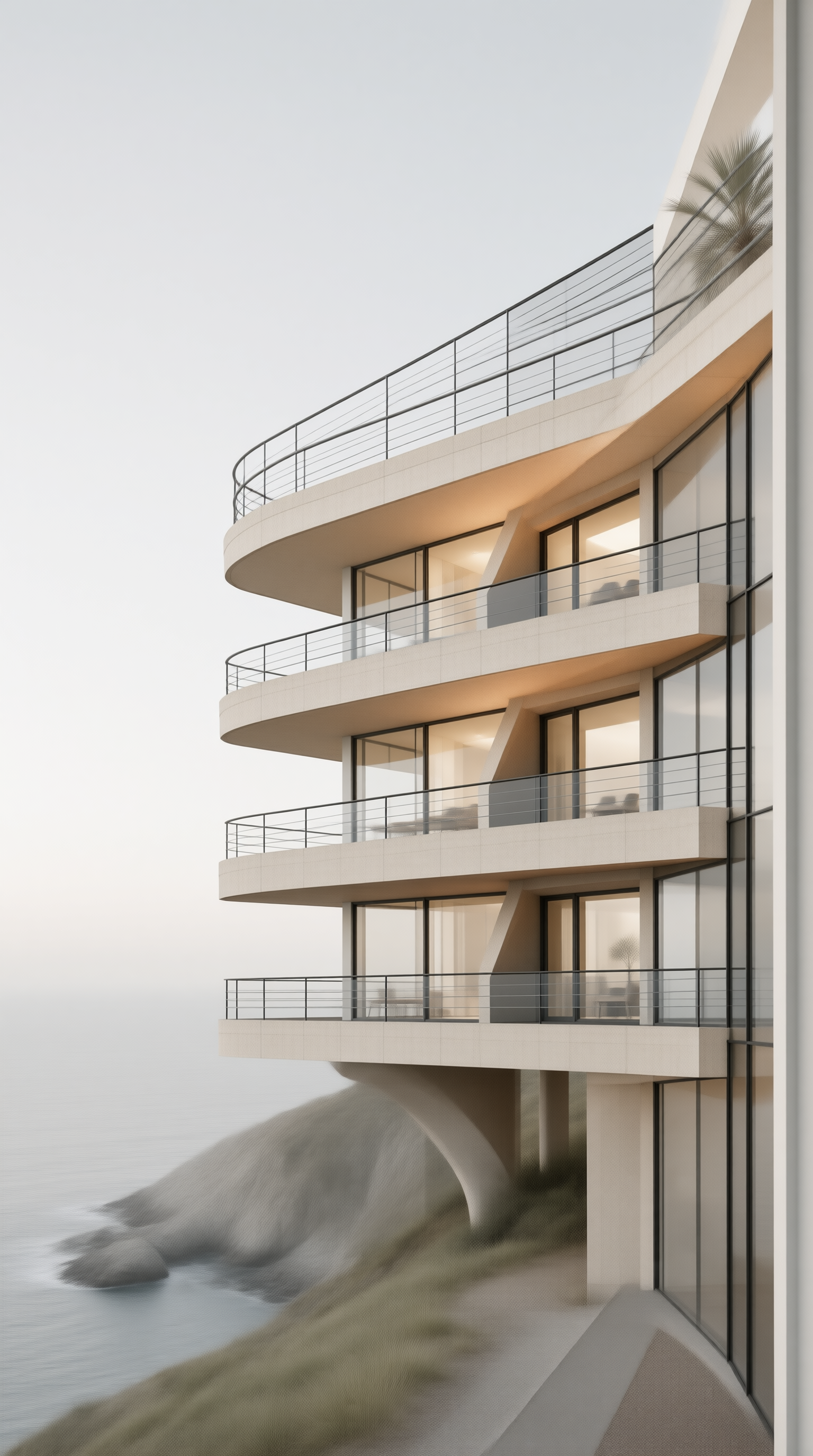 Modern Cliffside Coastal Home