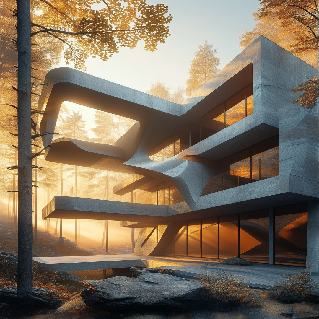 Futuristic Forest Villa