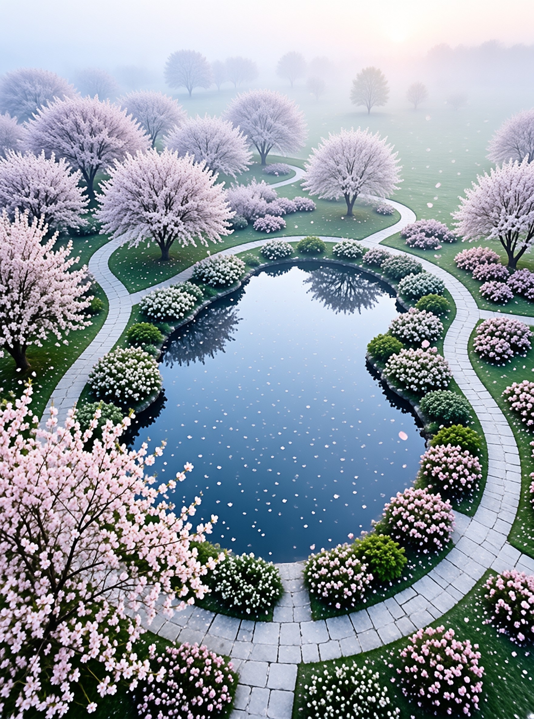 Cherry Blossom Garden