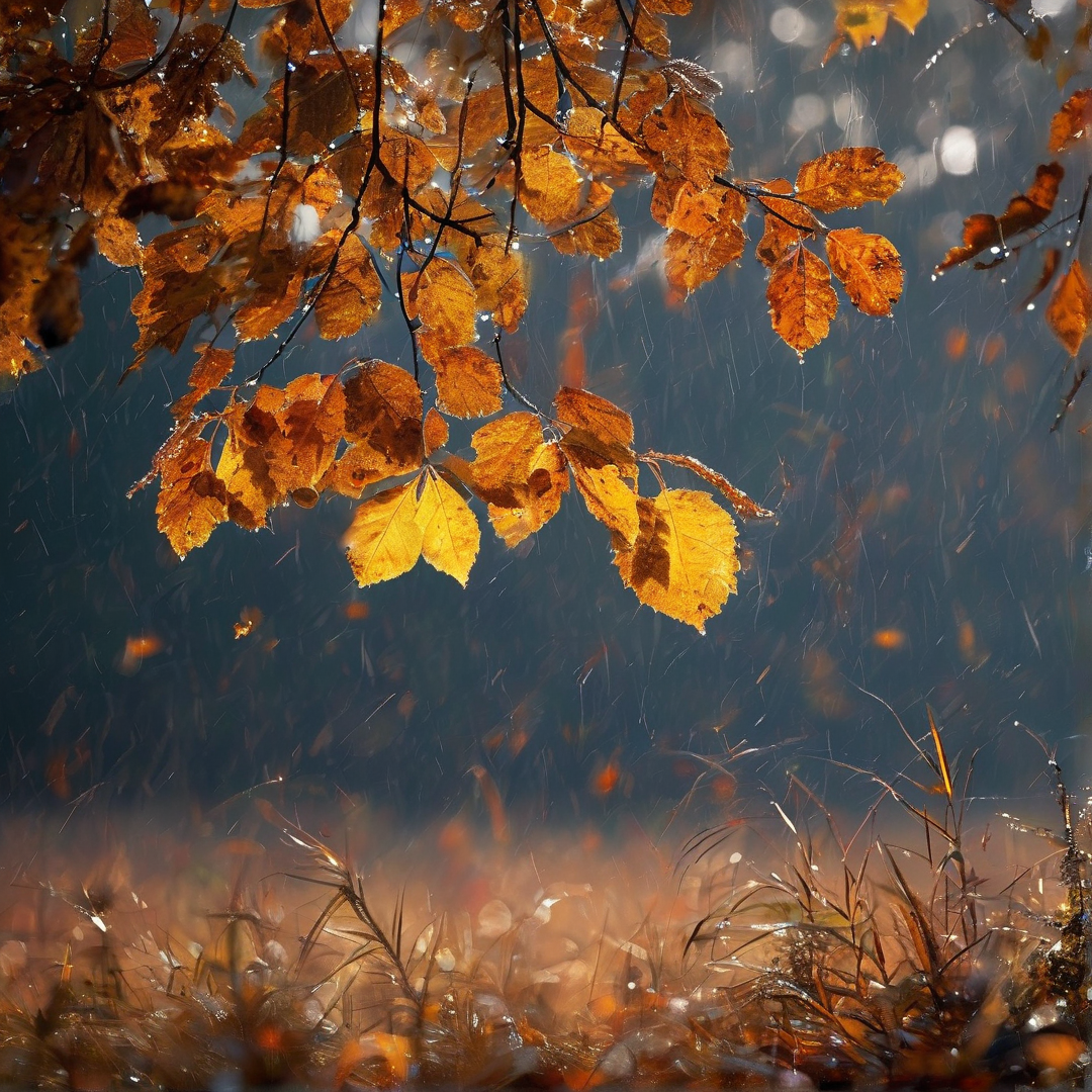 Wet Autumn Leaves