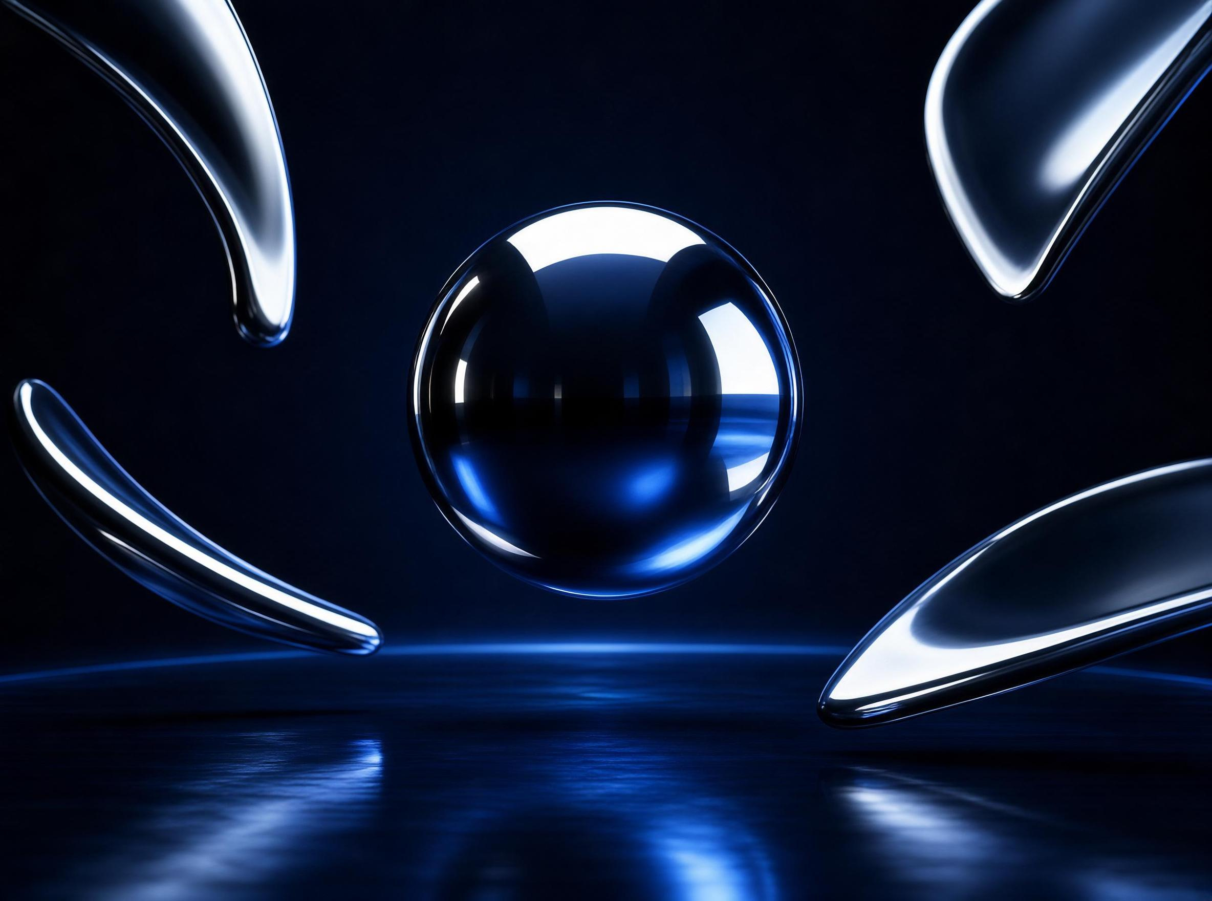 Metallic Sphere with Curved Elements
