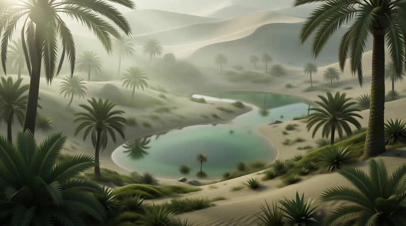 Serene Desert Oasis