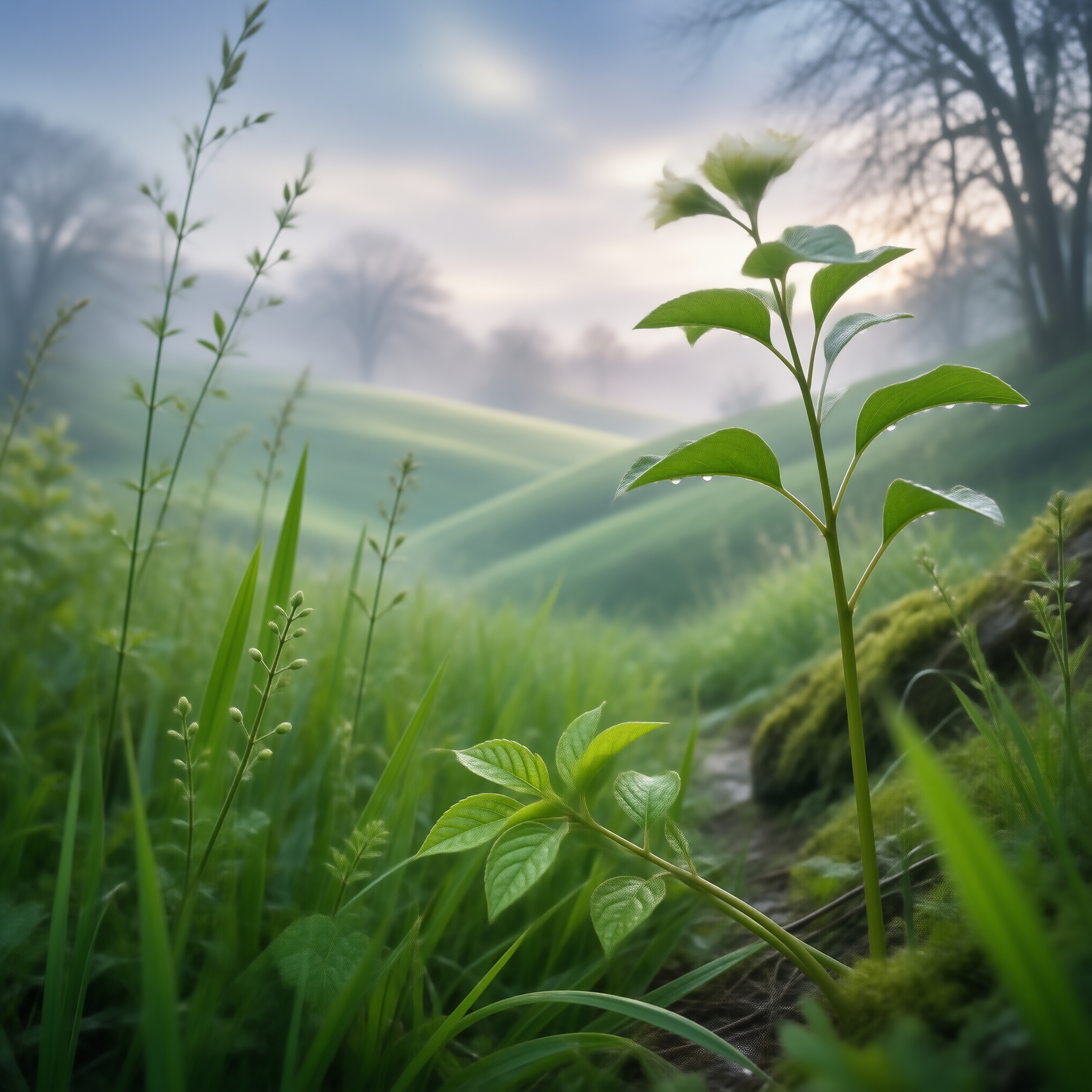 Morning Mist in Green Hills