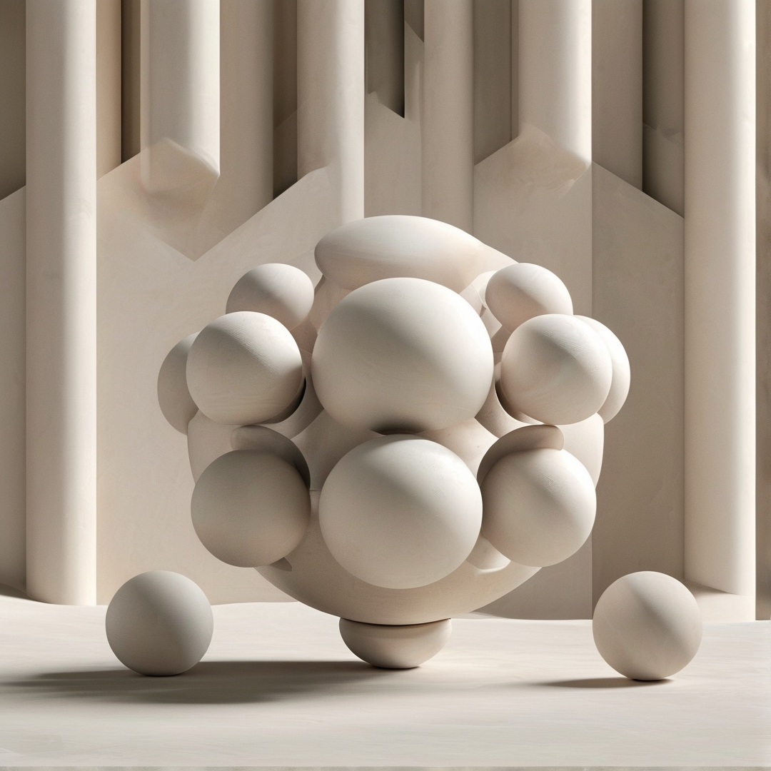 Cluster of Abstract Spheres