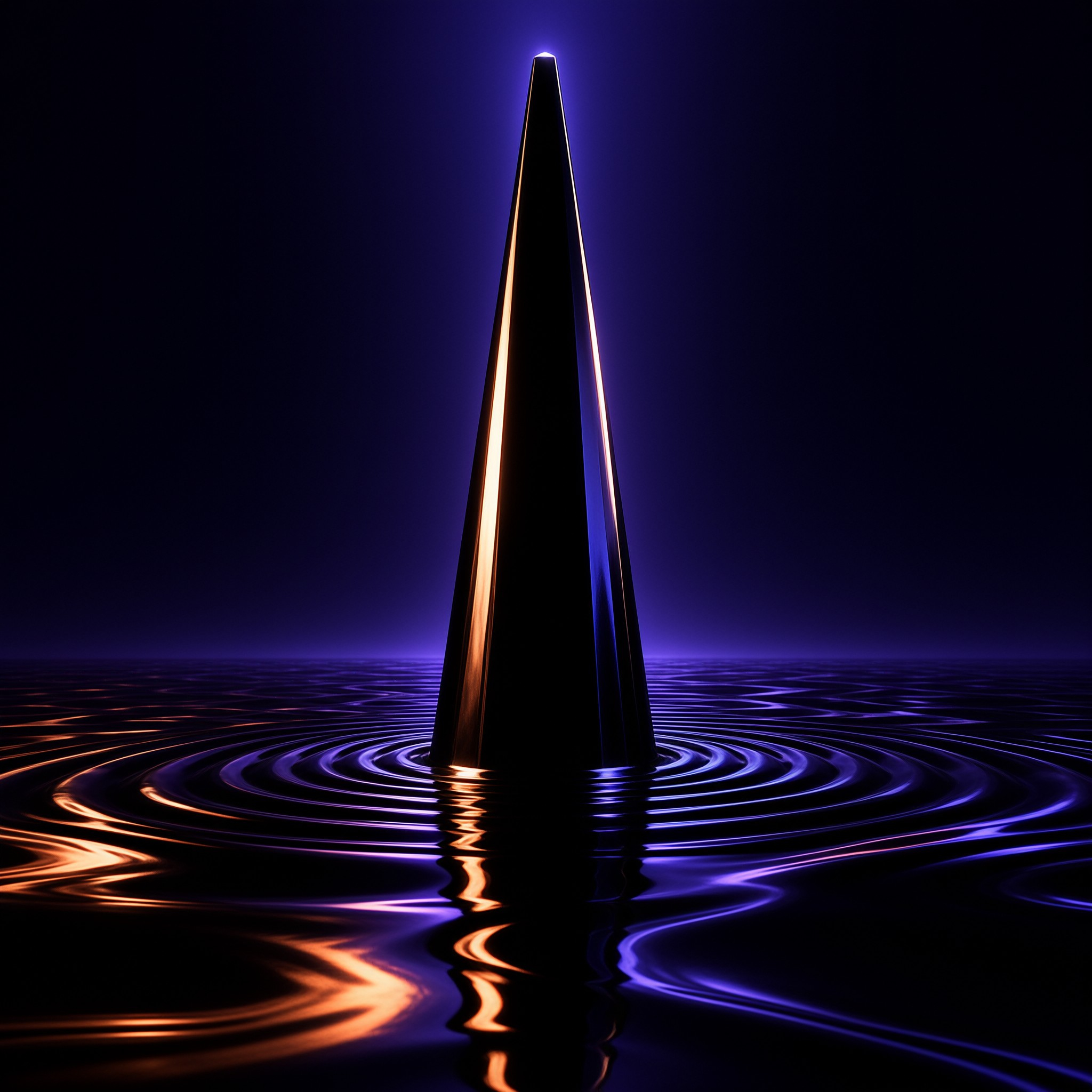 Abstract Sci-Fi Spire