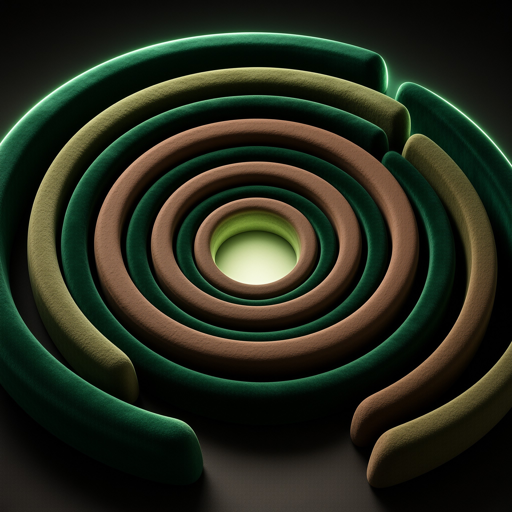 Abstract Spiral Shell
