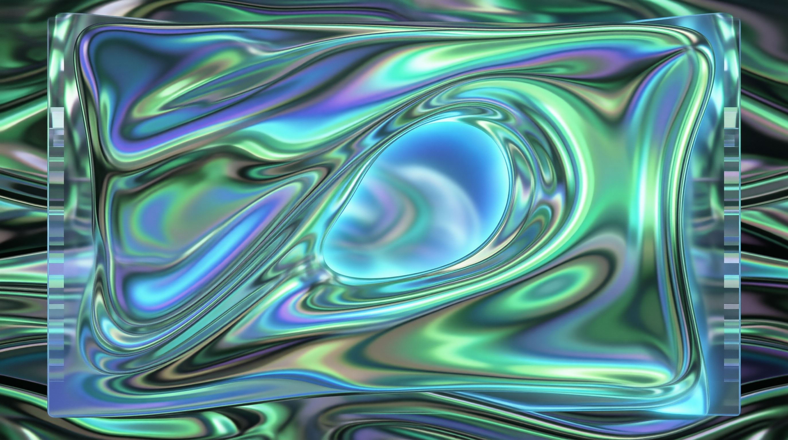 Iridescent Liquid Panel