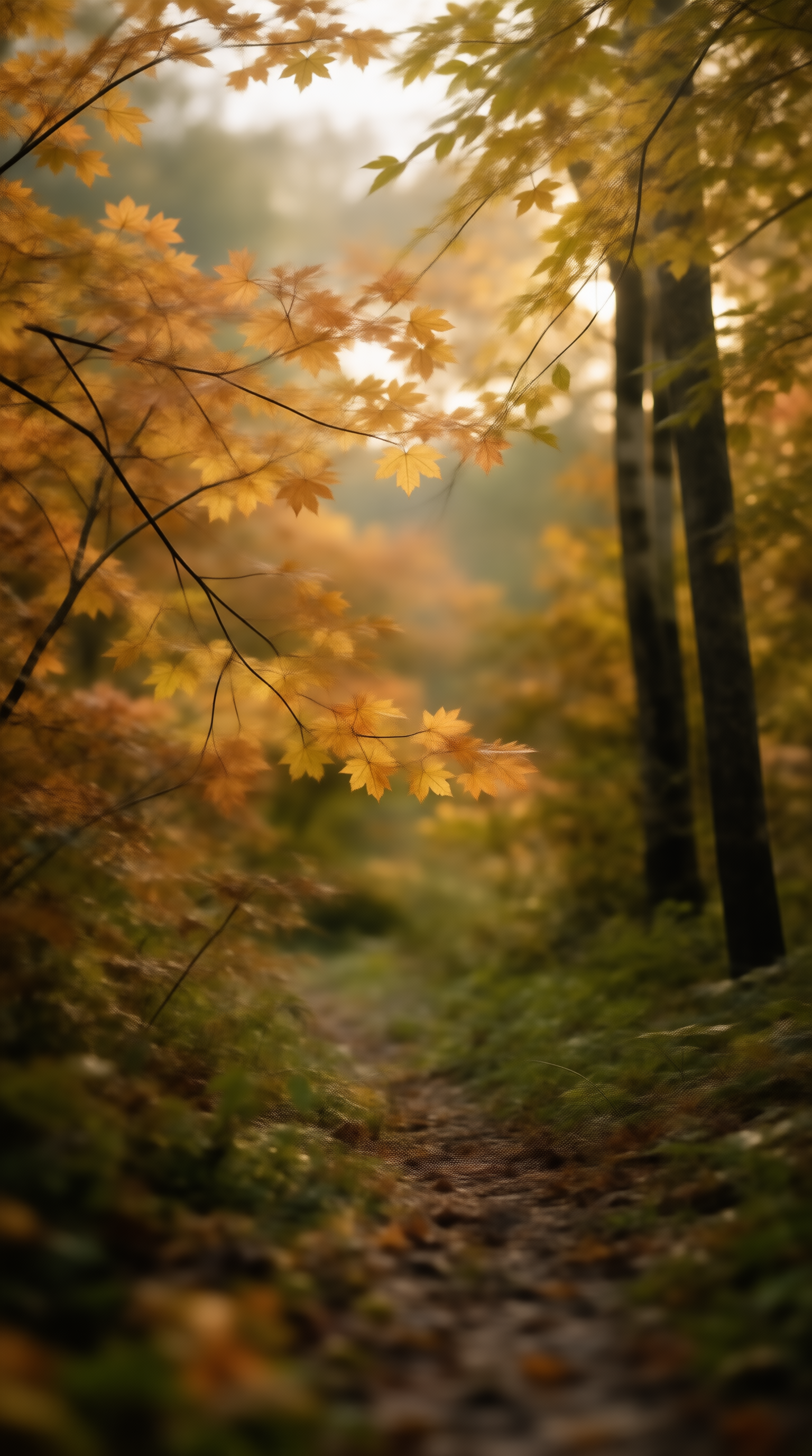 Autumn Maple Landscape