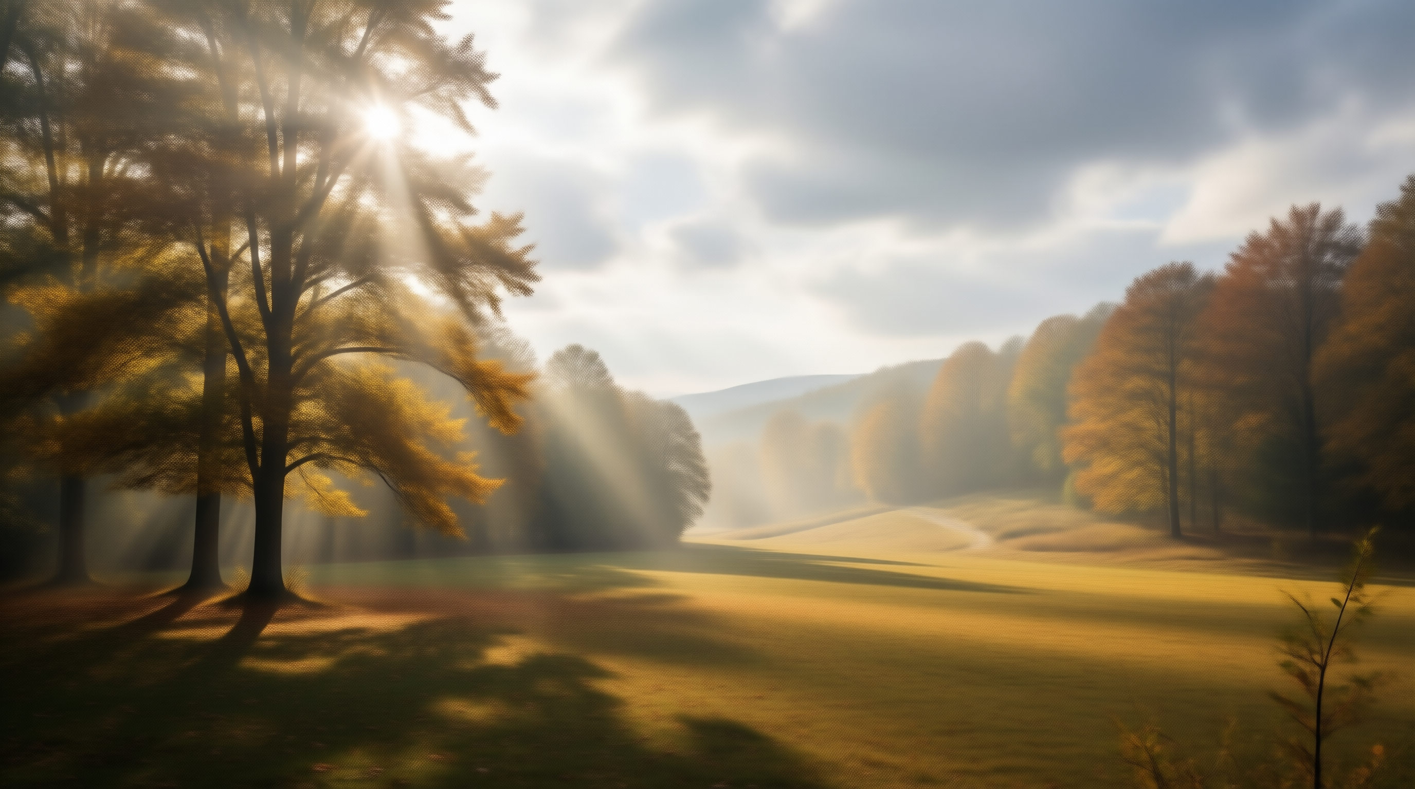 Golden Autumn Morning Light