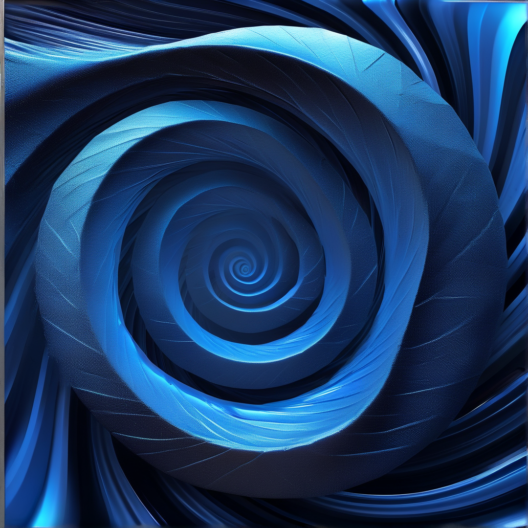 Blue Spiral Vortex