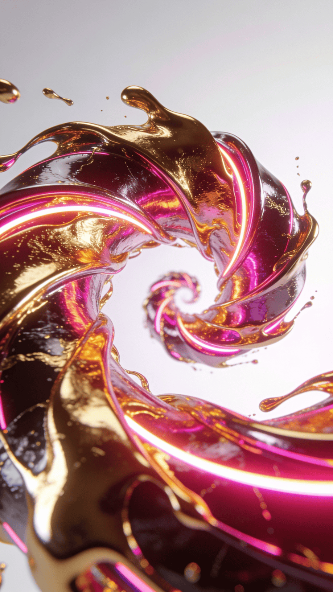 Neon, Liquid Gold Spiral