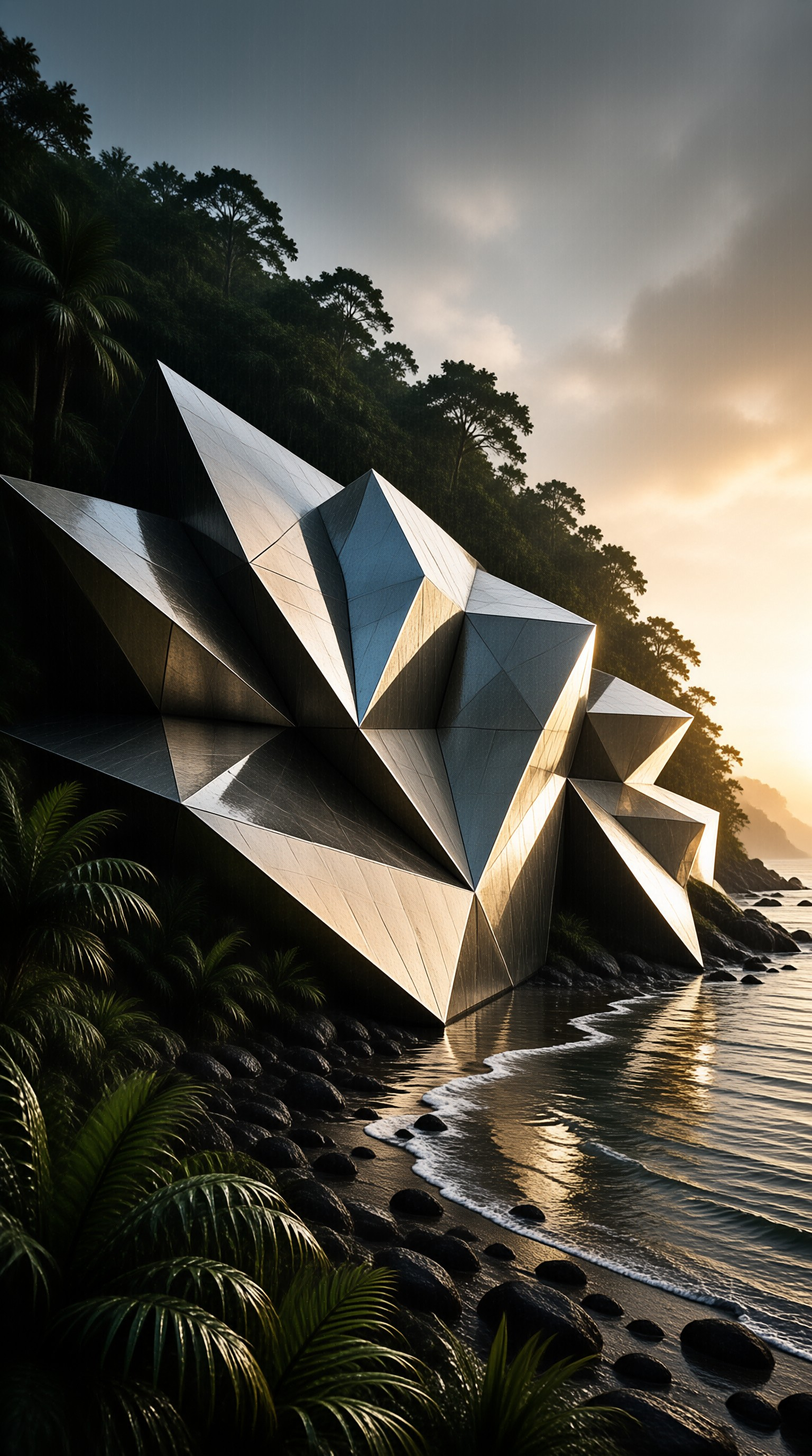 Futuristic Coastal Pavilion