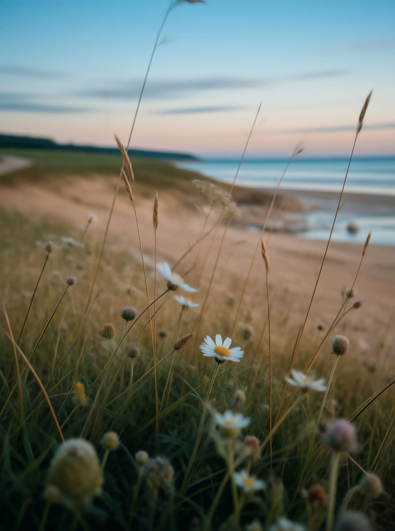 Dune Wildflower Landscape