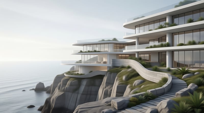 Modern Cliffside Villa