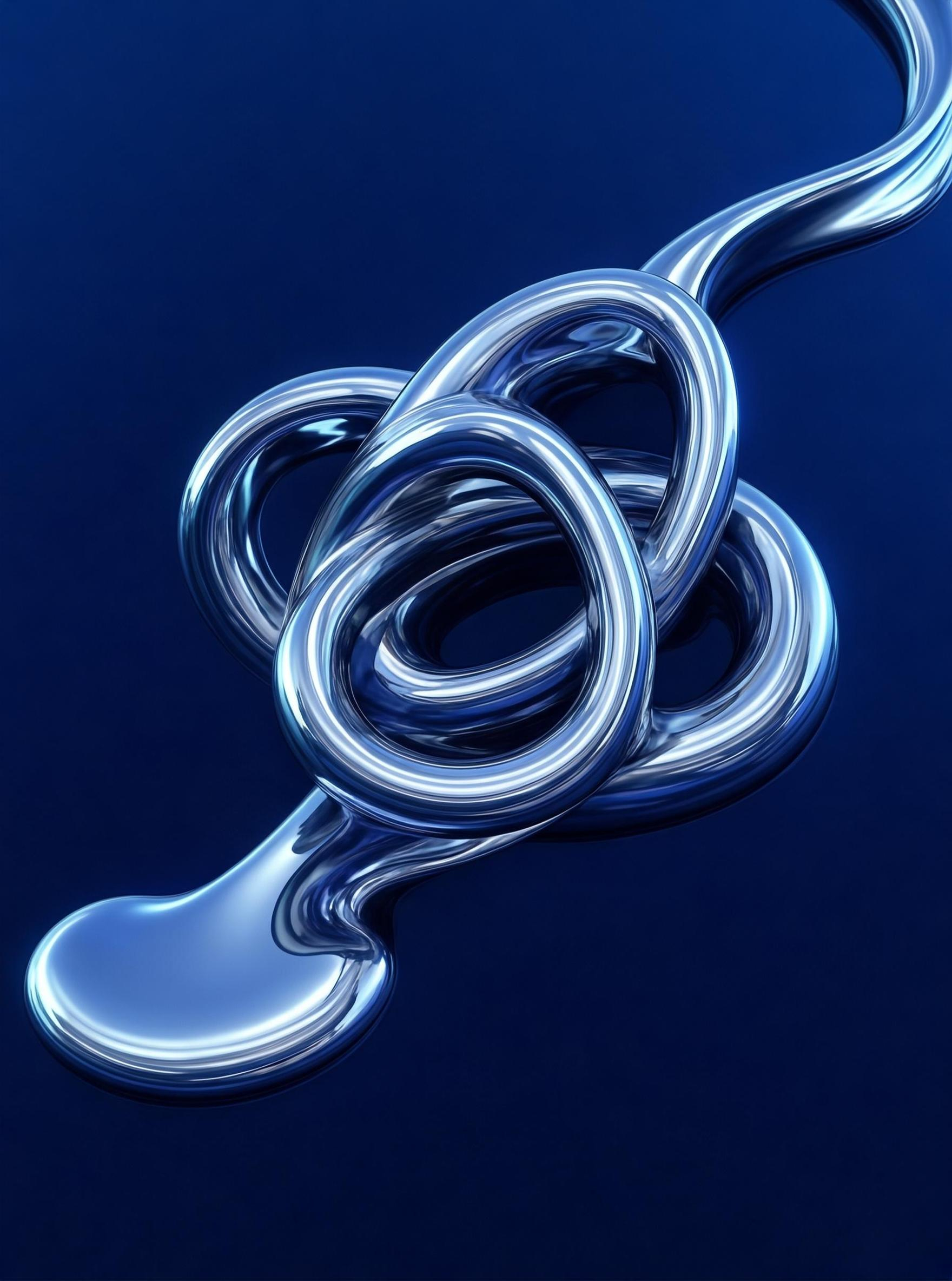 Abstract Metallic Knot