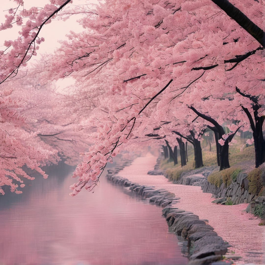 Cherry Blossom Pathway