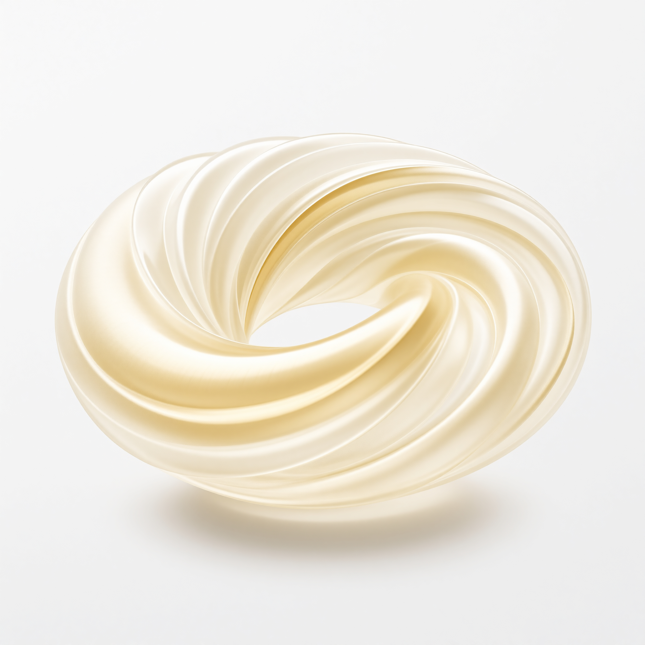 Abstract Cream Swirl