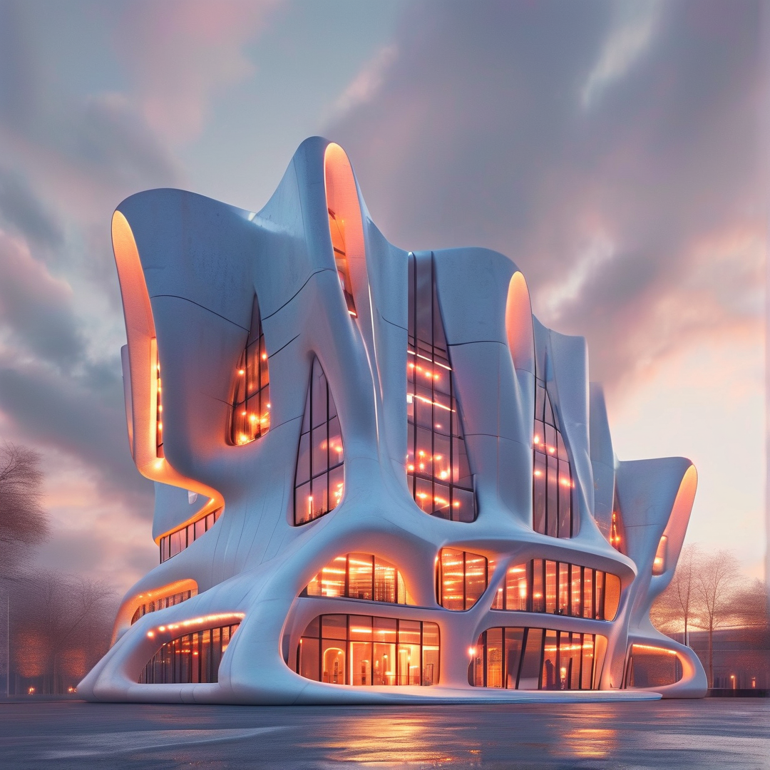 Futuristic Organic Building