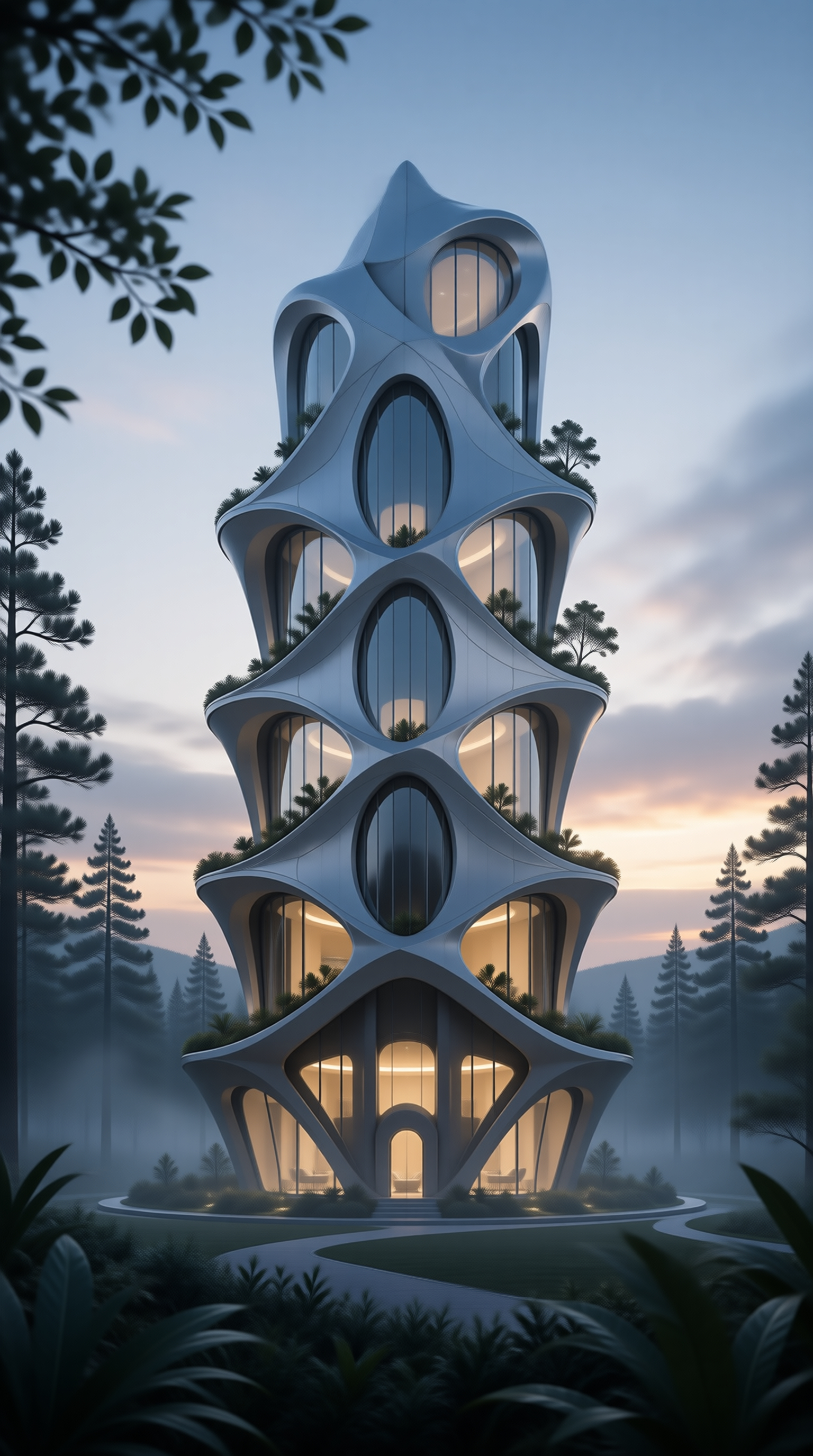 Futuristic Organic Tower