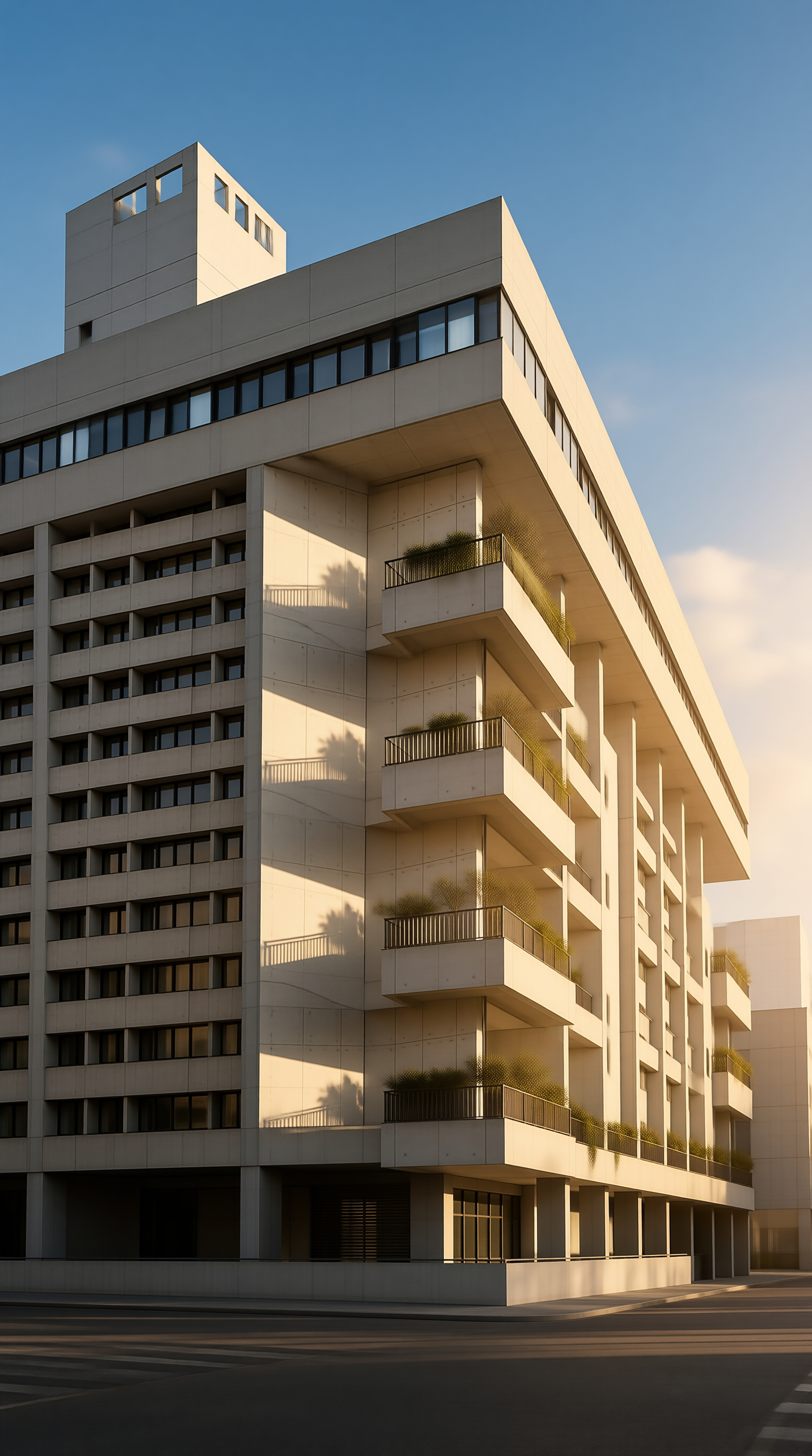 Modern Concrete Building
