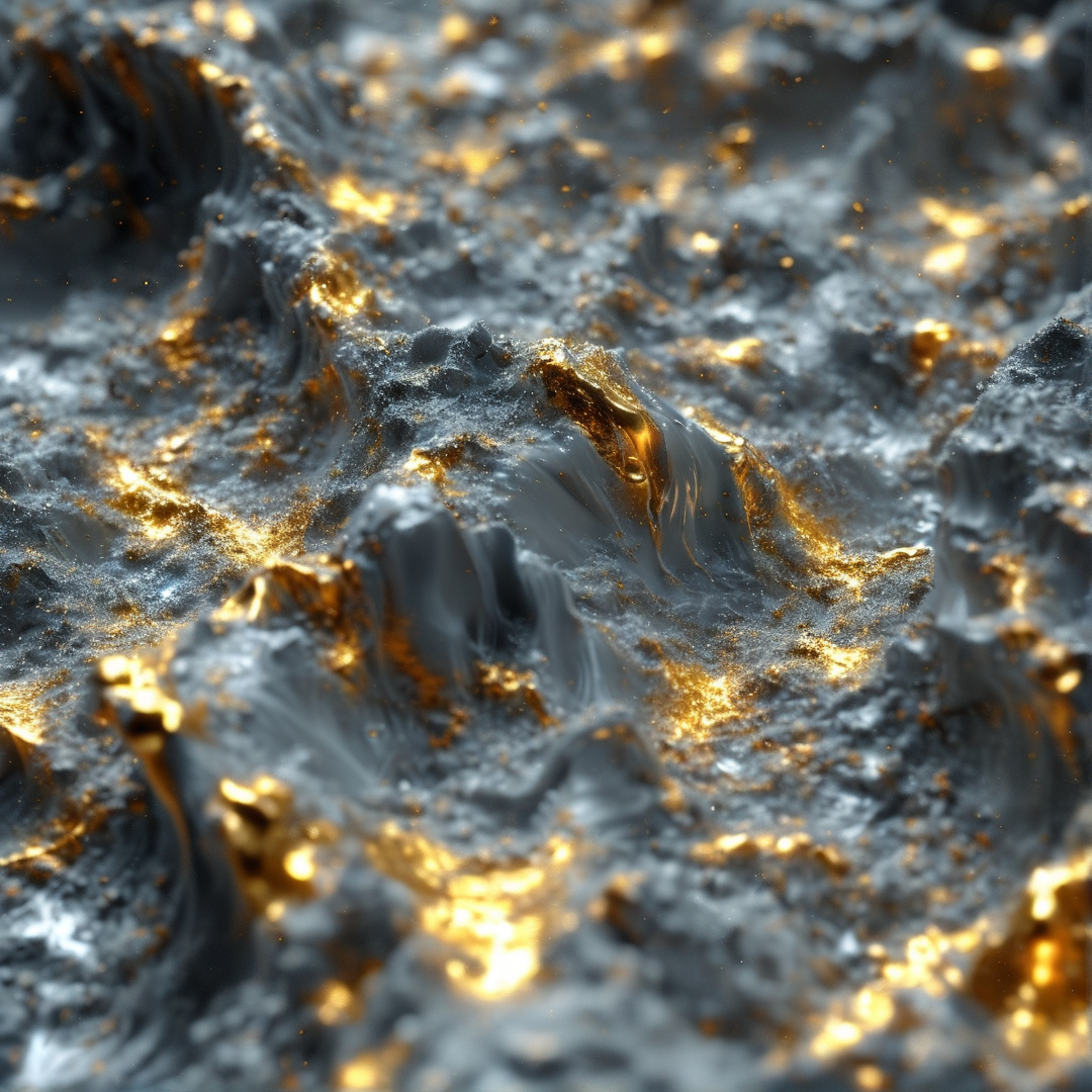 Golden Mineral Texture