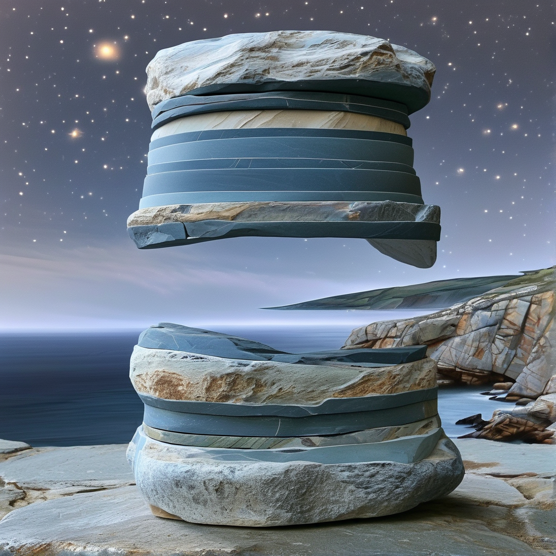Surreal Floating Rock Stacks