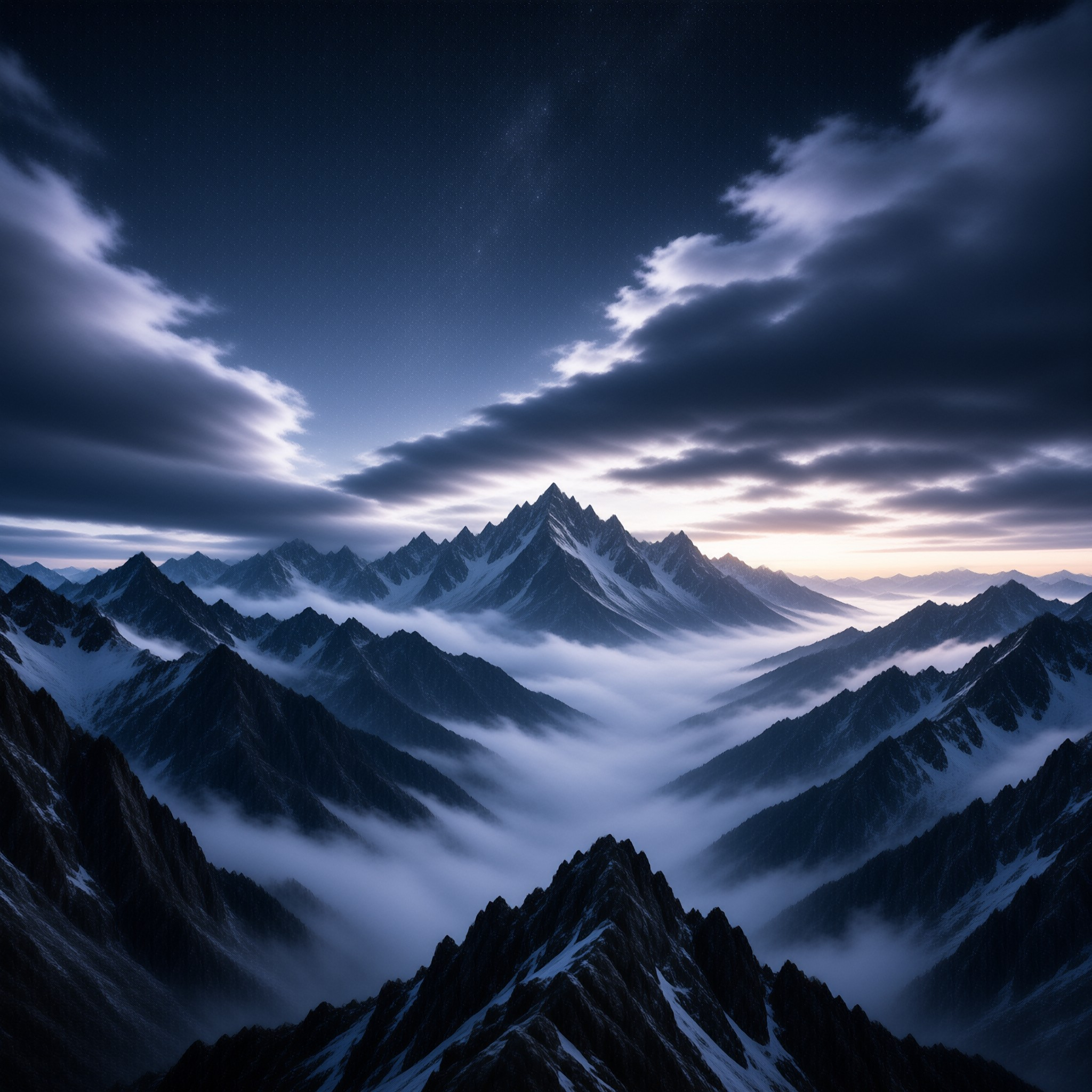 Twilight Mountain Majesty