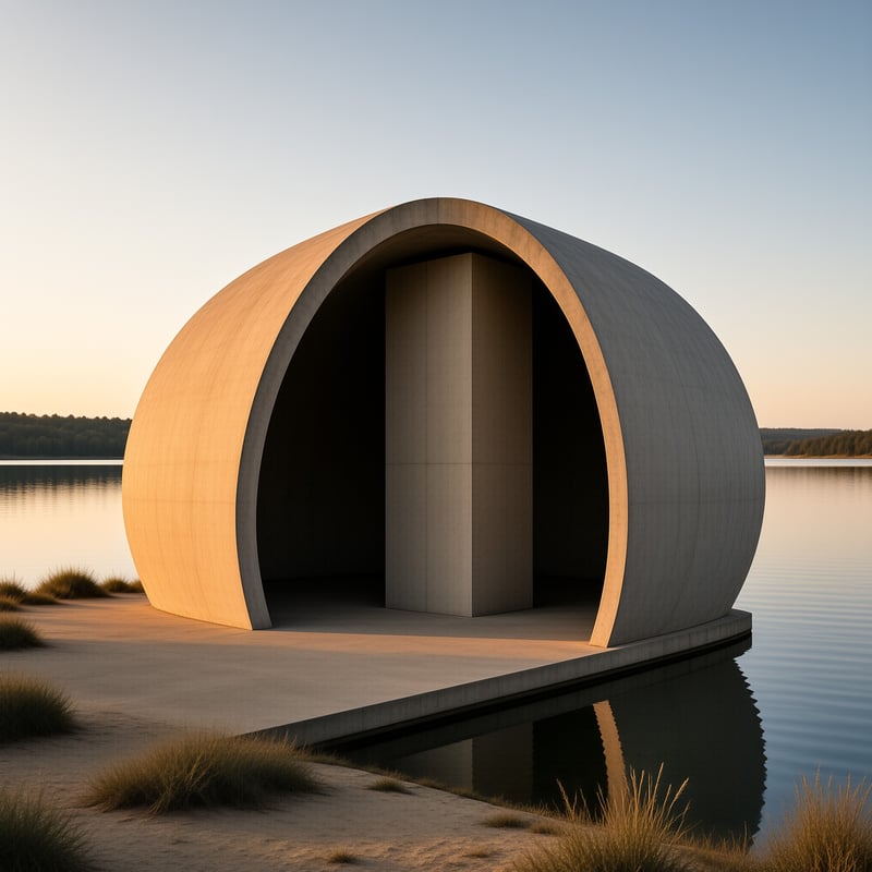 Modern Concrete Shell