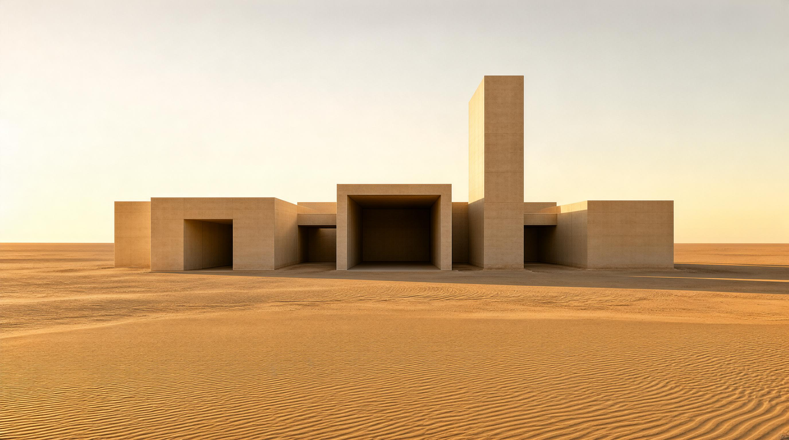 Minimalist Desert Architecture