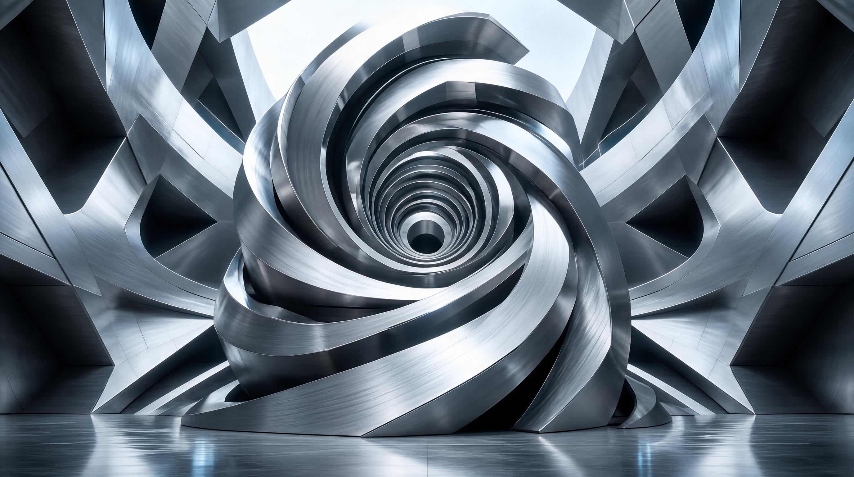 Metallic Spiral Structure