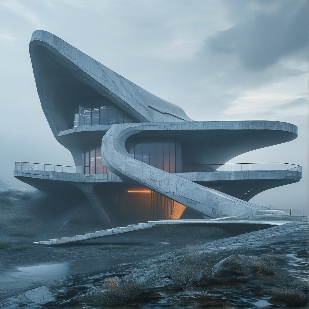Futuristic Organic Building